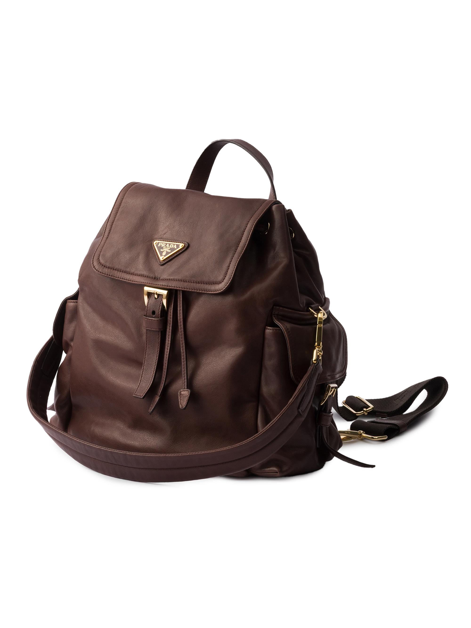 Prada Explore Medium Nappa Leather Backpack | Saks Fifth Avenue