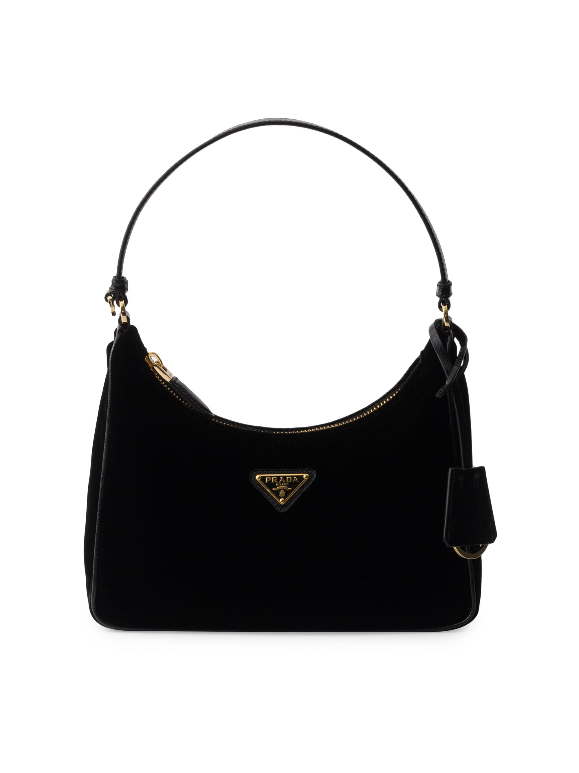 Prada Re-Edition 2005 Velvet and Saffiano Top Handle Bag | Saks
