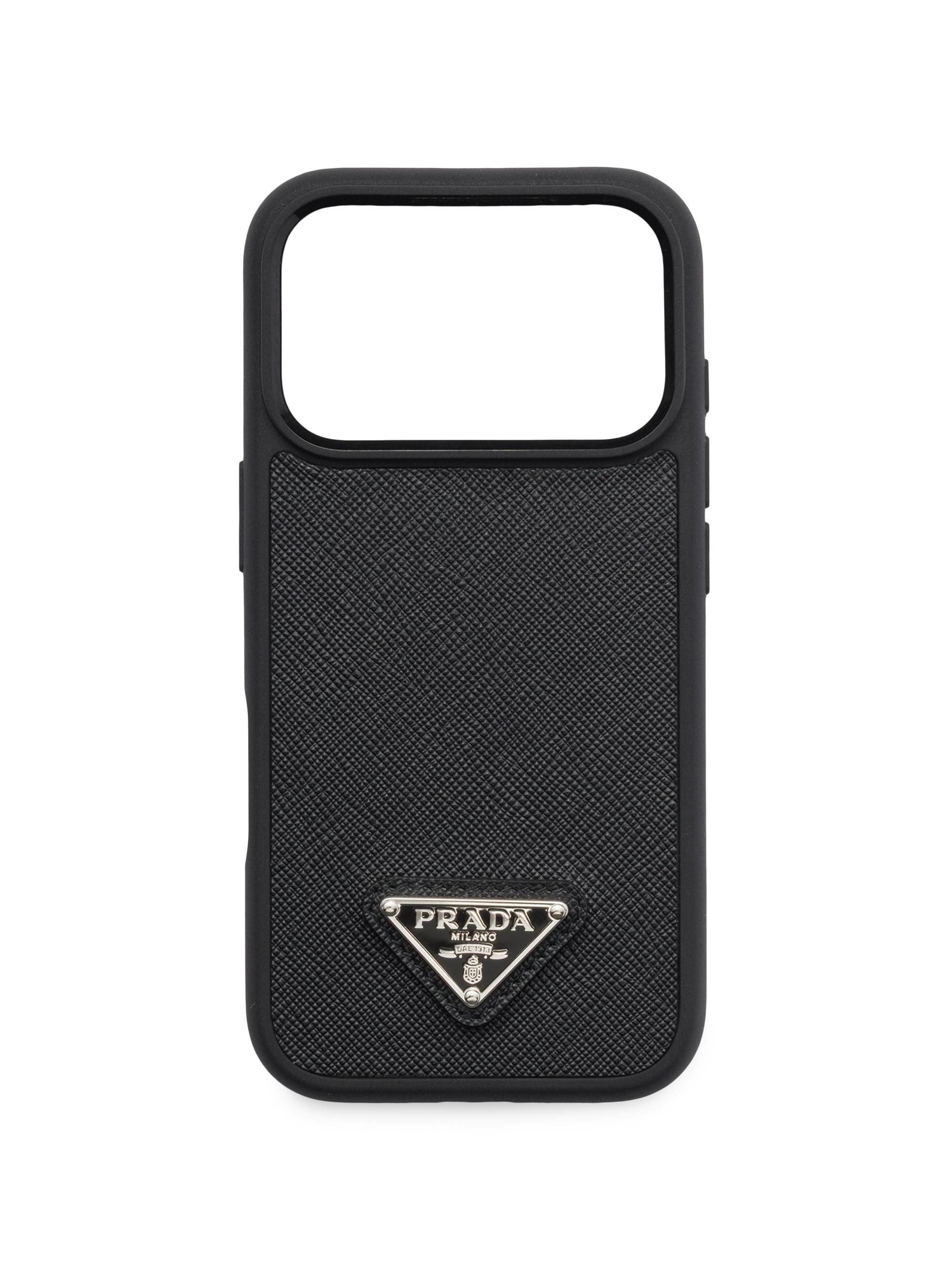 Prada Saffiano Leather Case for iPhone 17 Pro Max | Saks Fifth Avenue