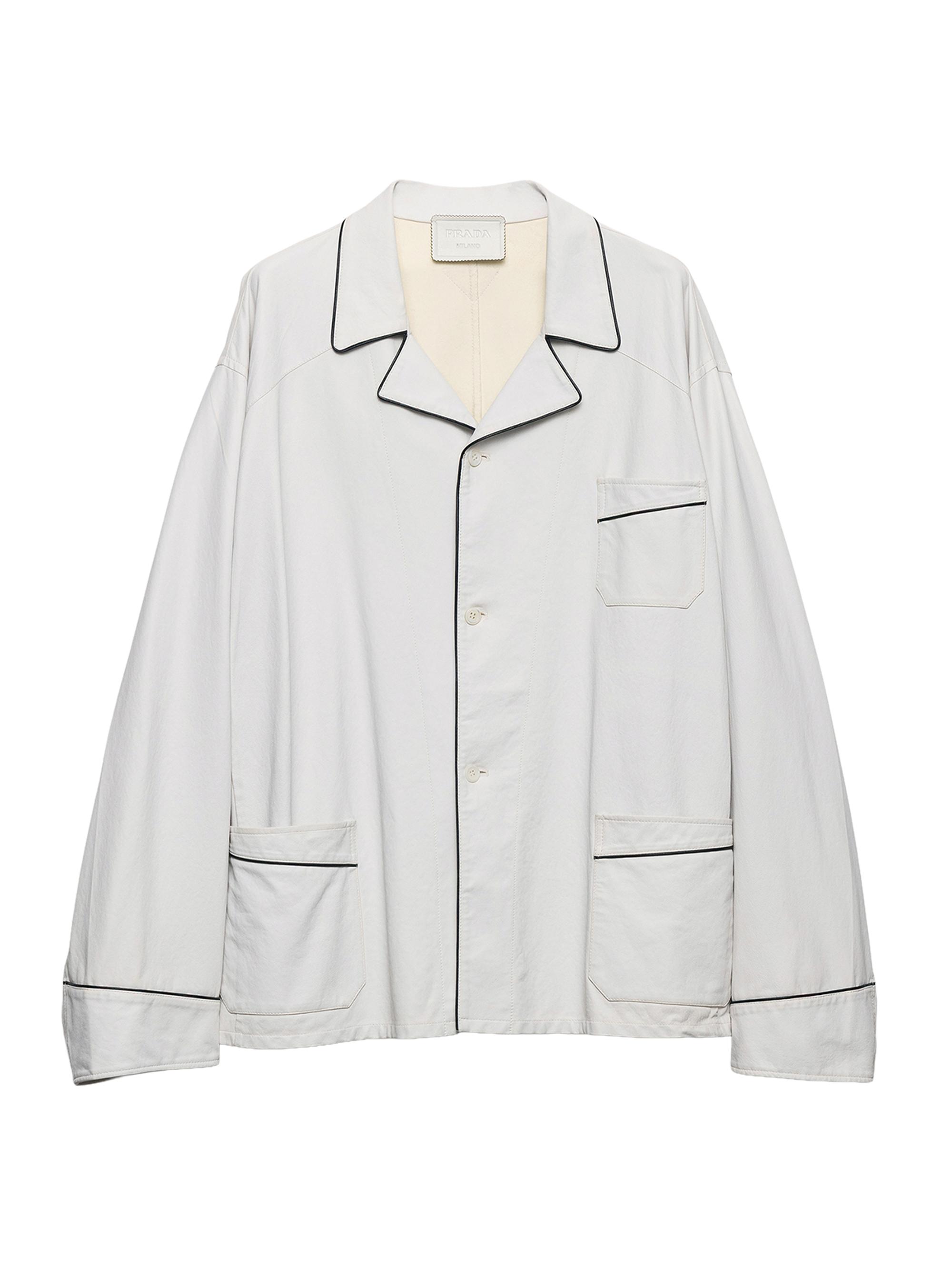 Prada Women's Nappa Leather Shirt - White