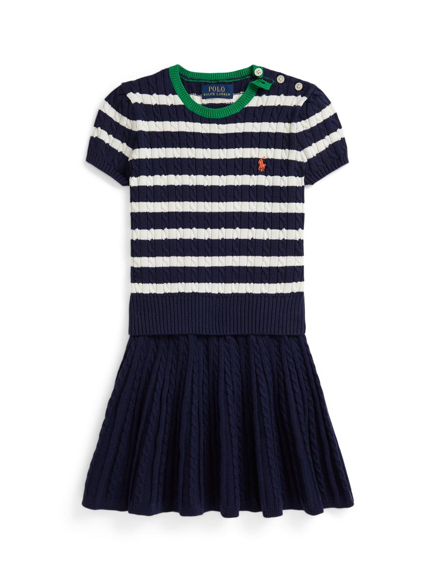 Polo Ralph Lauren Little Girl's & Girl's Cable-Knit Sweater