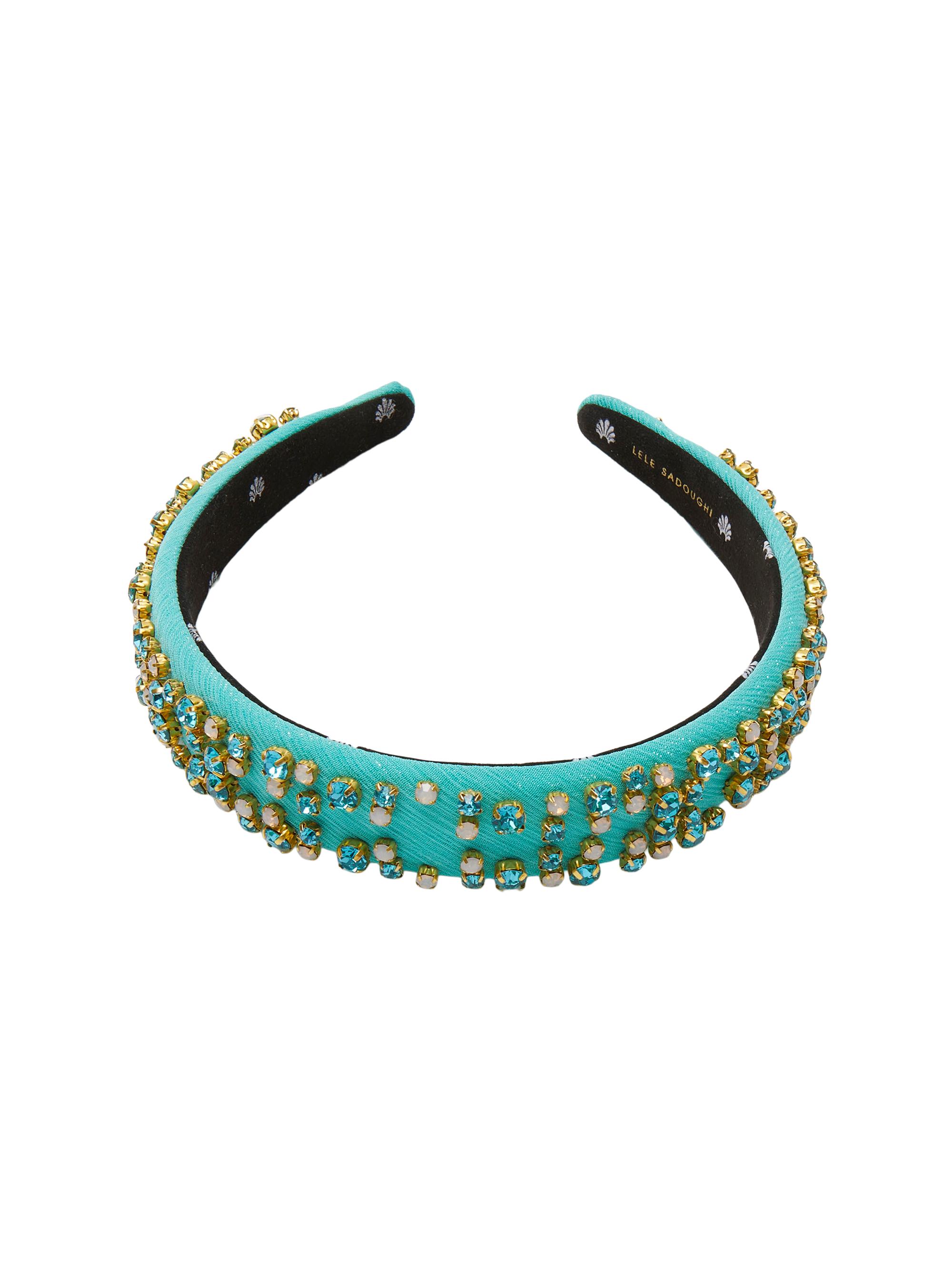 Lele Sadoughi Charlotte 14K-Gold-Plated Bead & Imitation  display picture 3