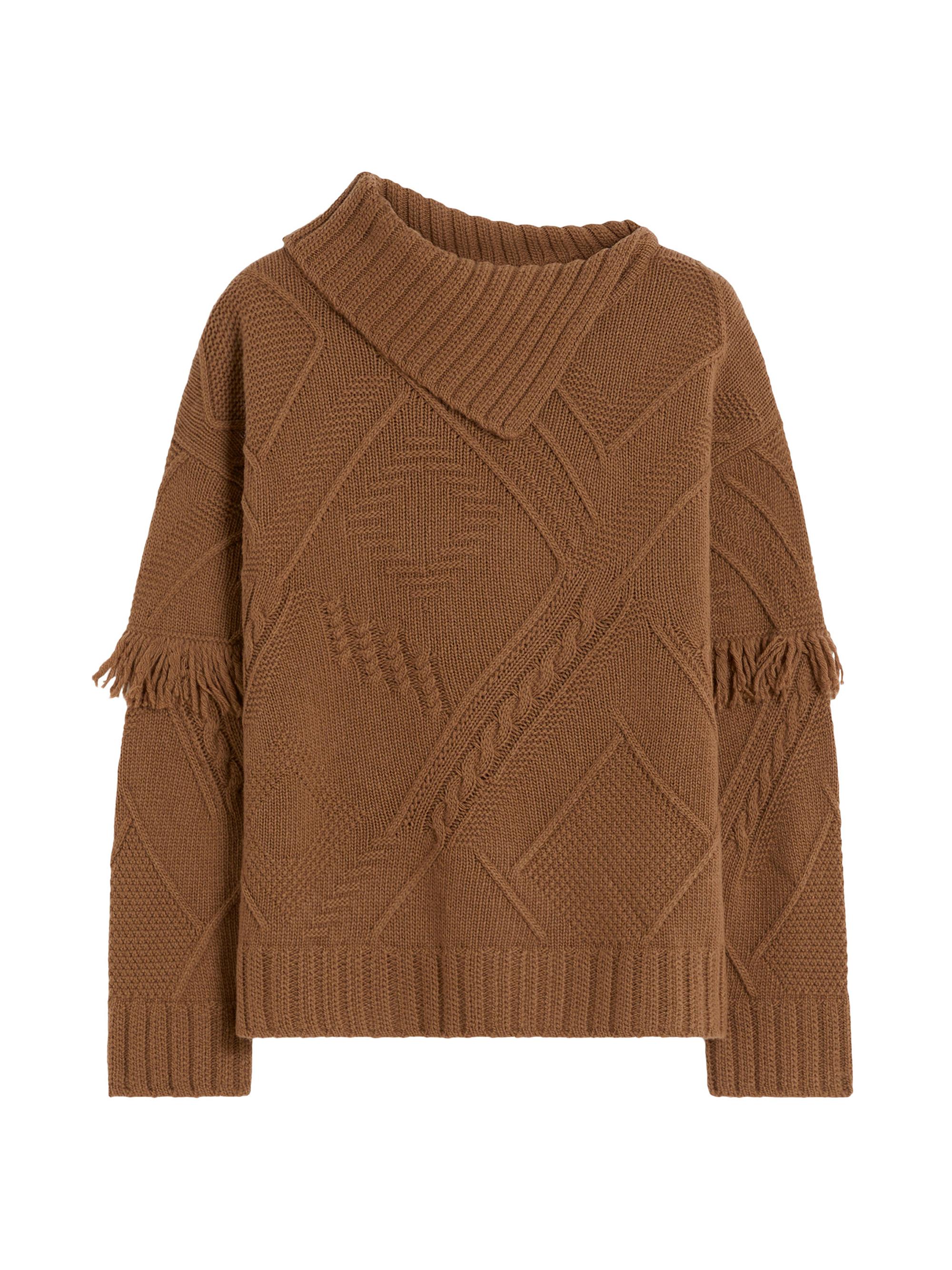 Weekend Max Mara Women's Wool Yarn Sweater - Hazelnut Brown
