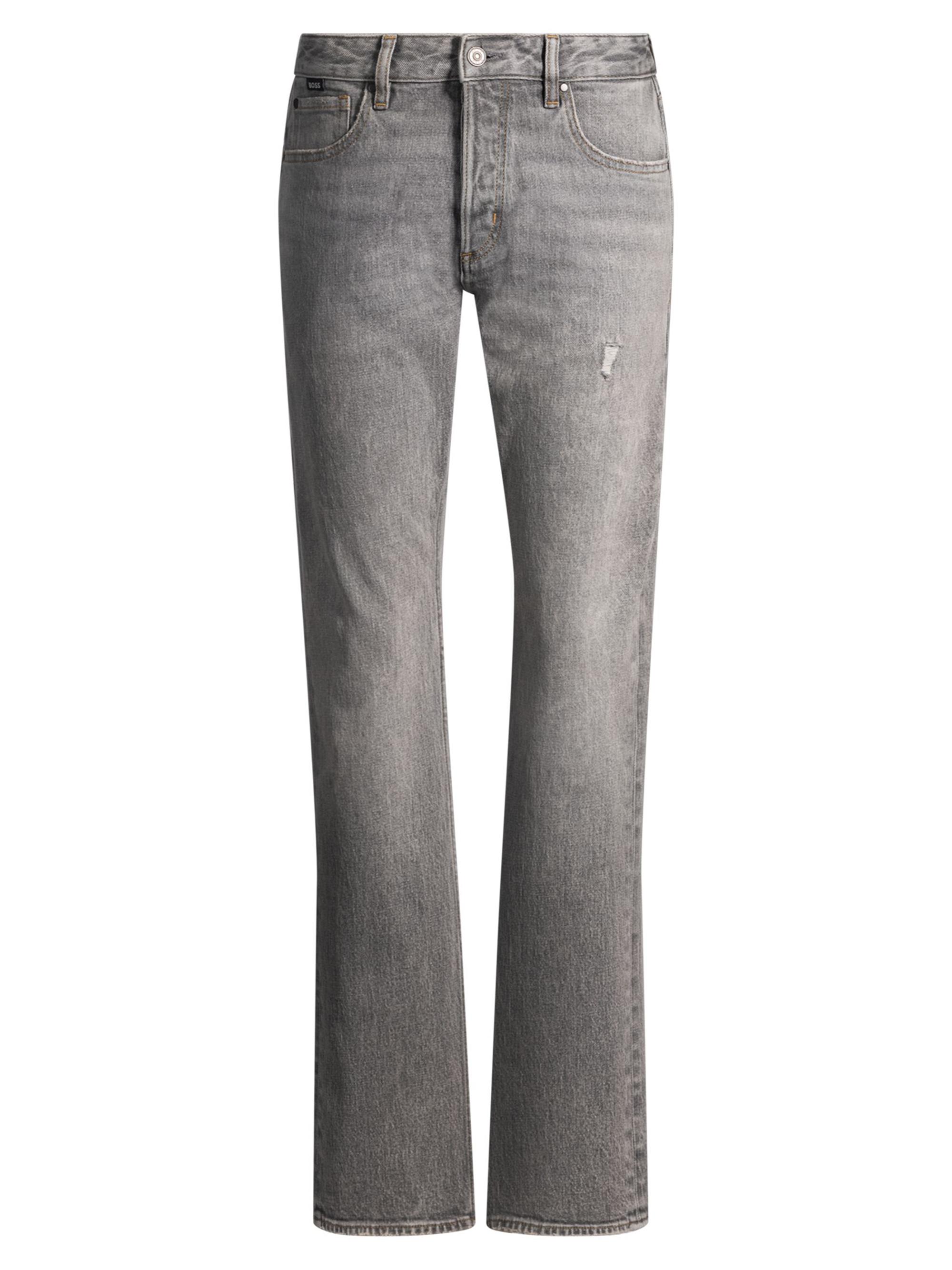 BOSS Women's Regular-Fit Jeans in Stretch Denim - Anthracite