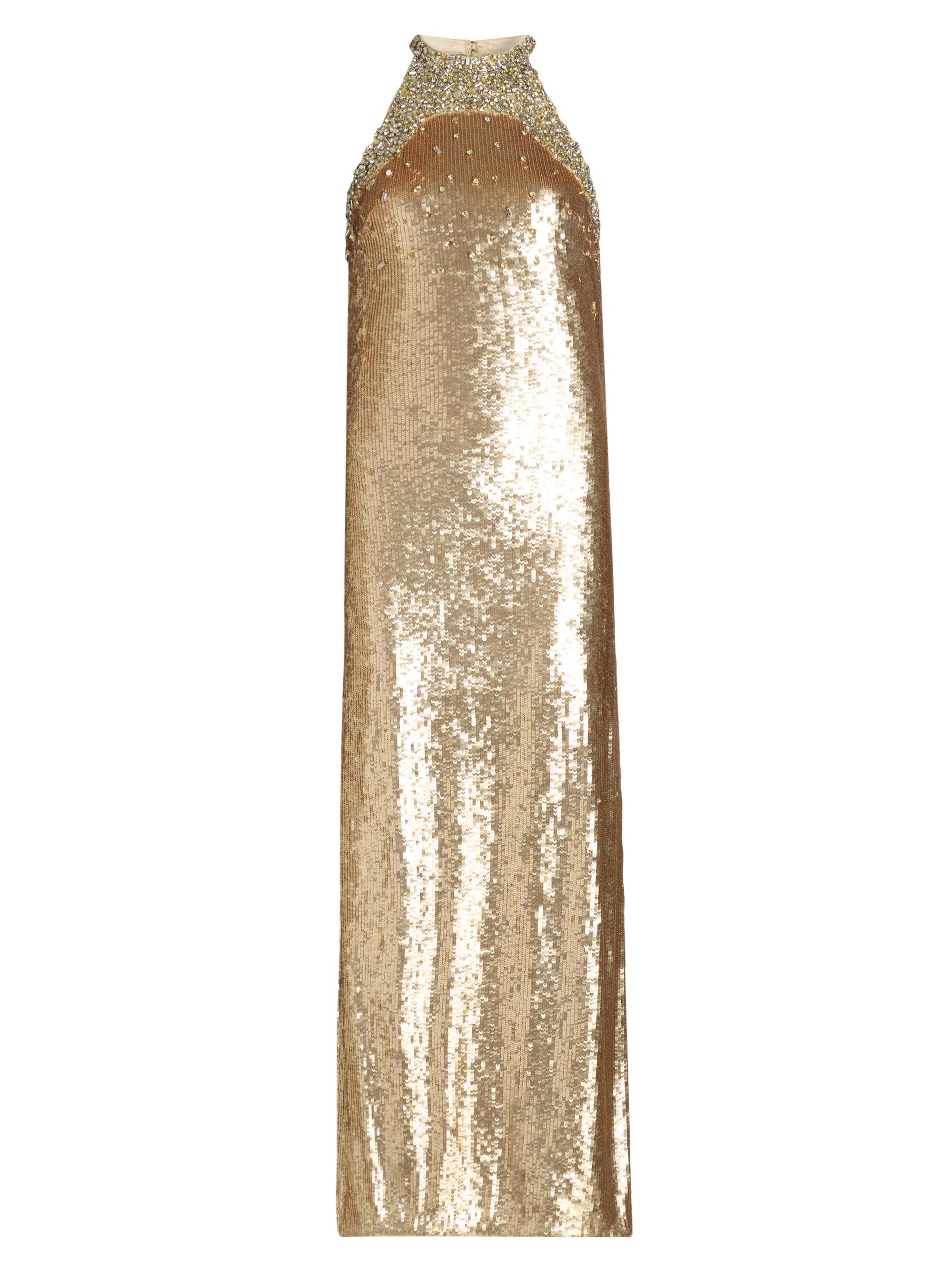 Ungaro Women's Elwood Embellished Sleeveless Sequin Gown - Antique