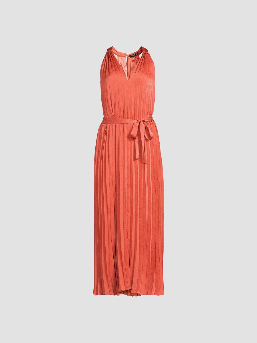 Ungaro Susan Accordion Pleated Satin Cocktail Dress | Saks Fifth Avenue
