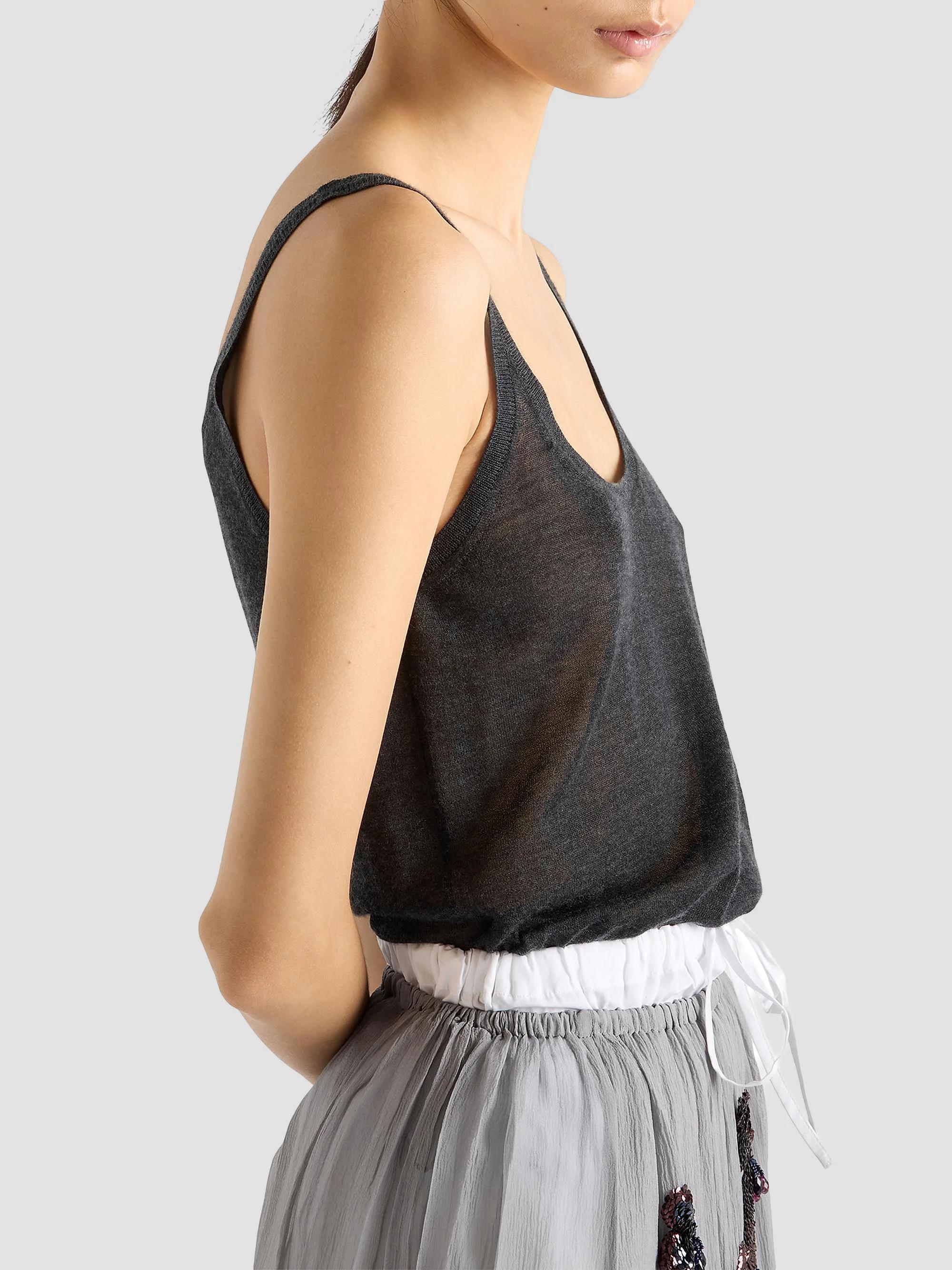 PRADA キャミソール Prada Cashmere and Silk Tank Top | Saks Fifth Avenue