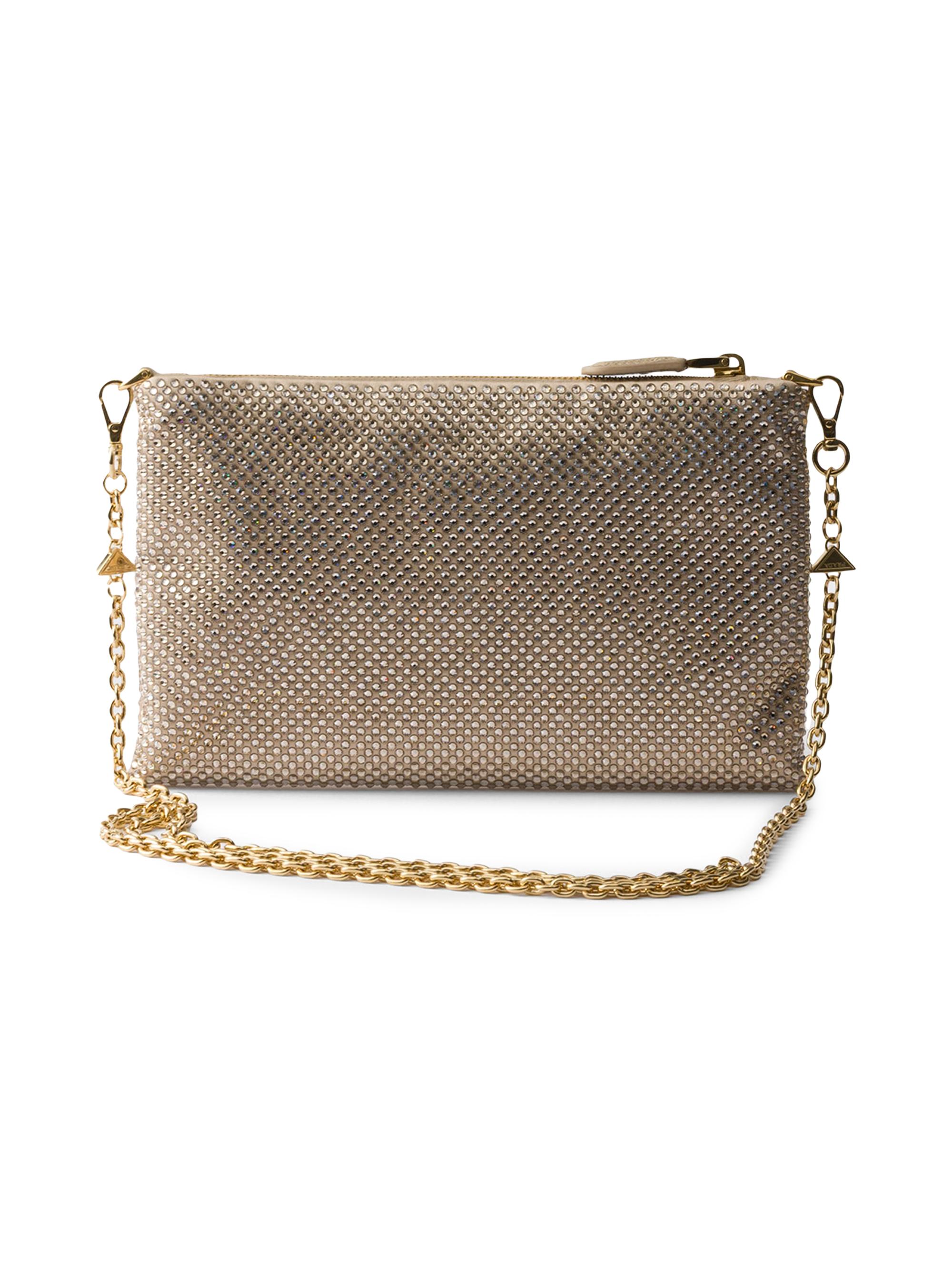 Prada Mini Crystal-Studded Shoulder Bag | Saks Fifth Avenue