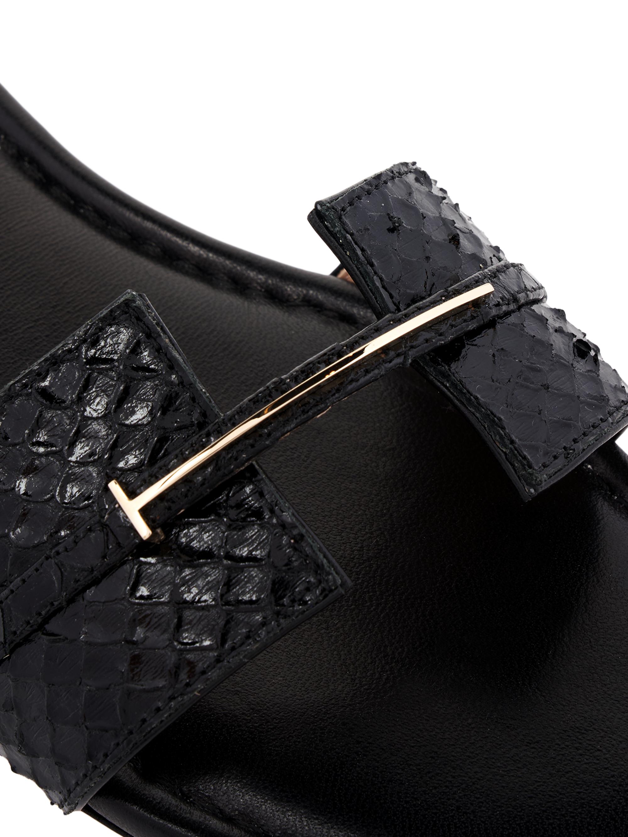 chinese dress ladies Handmade Retro Leather Cross Straps Flat Sandals — Obiono main image 0