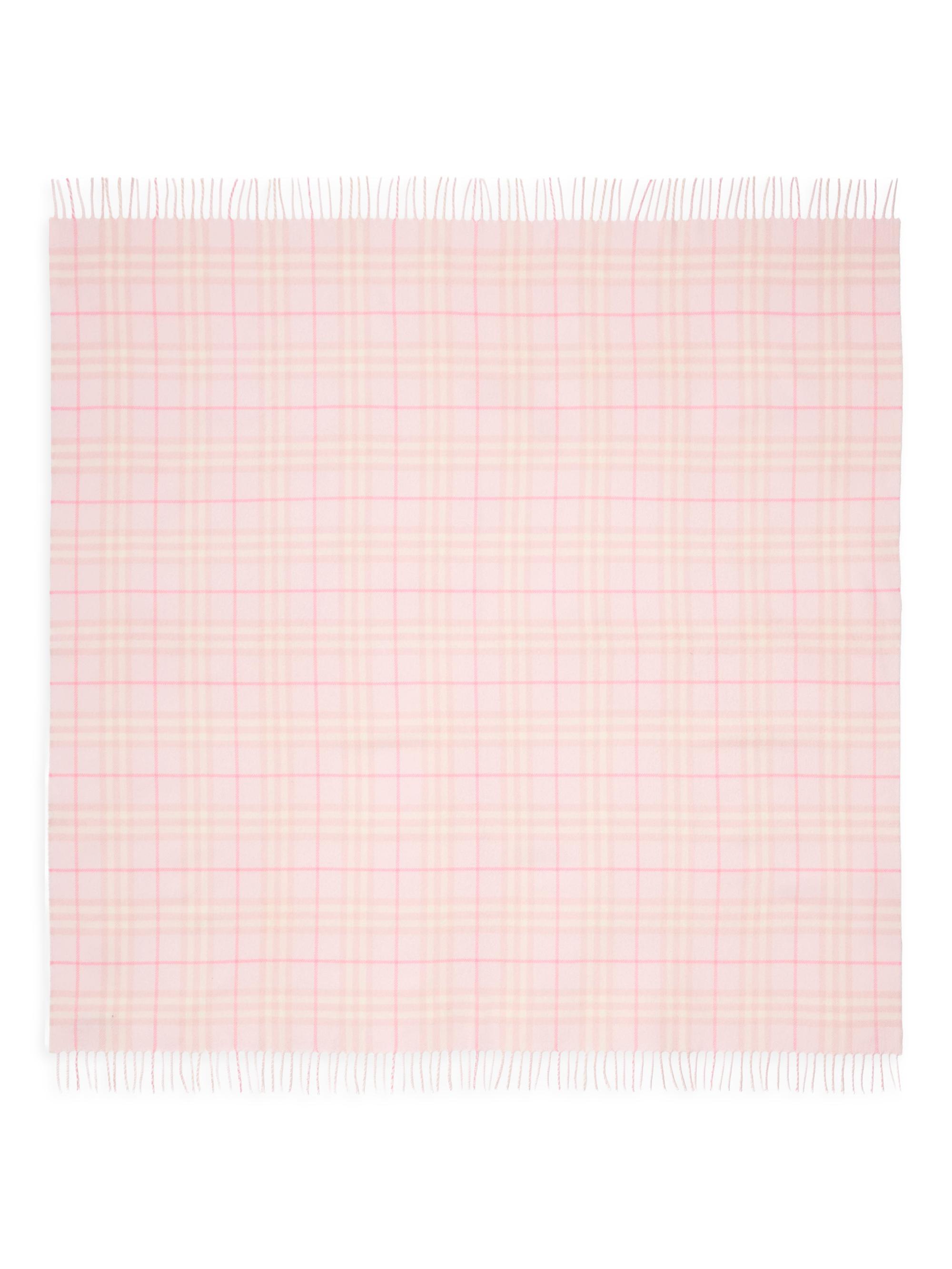 Burberry Baby's Vintage Check Wool Baby Blanket - Ice Pink