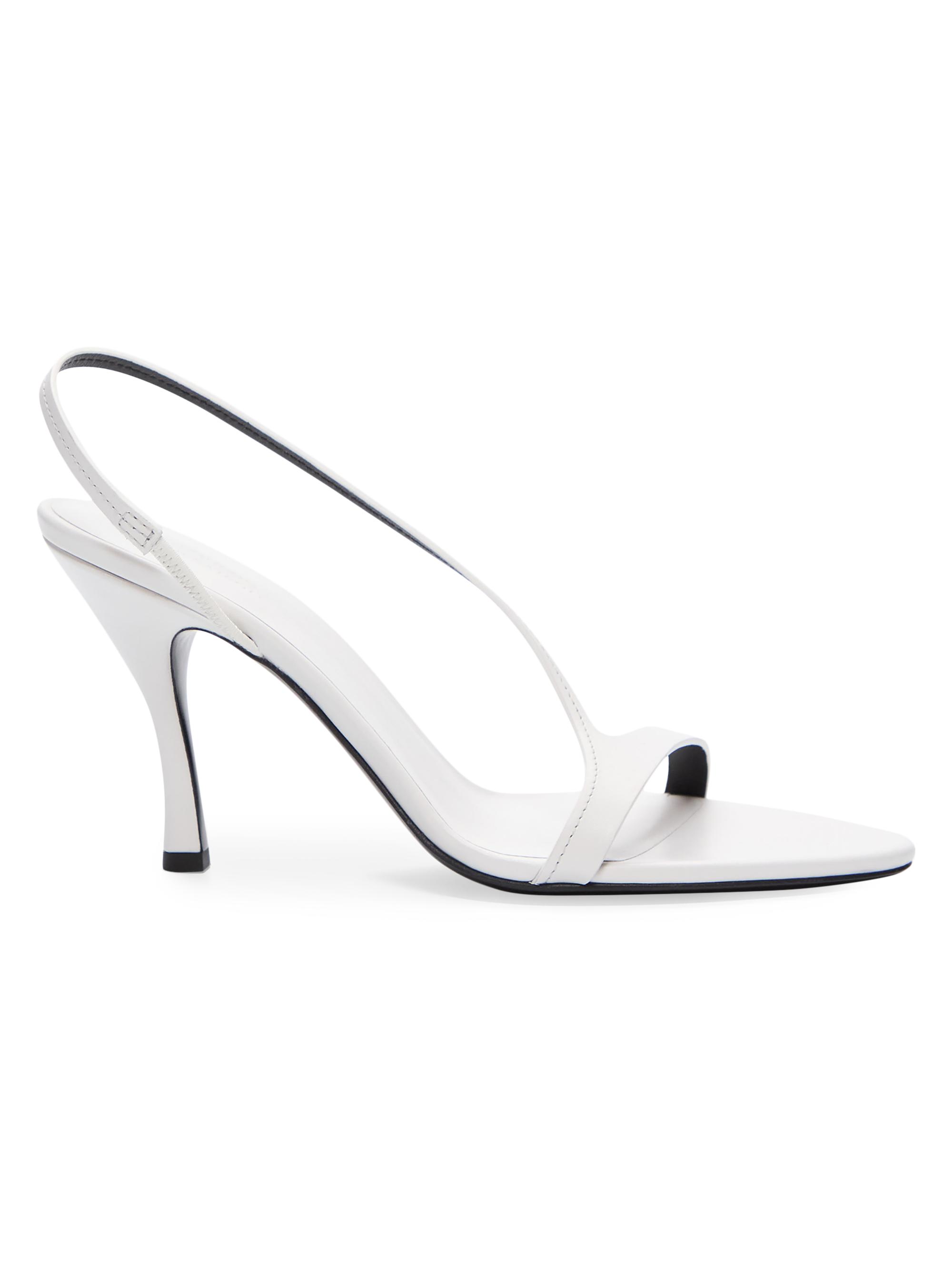 Loulou Studio Women's Arwa 85MM Leather Slingback Sandals - White