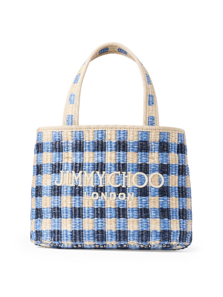 Jimmy Choo Riviera Capsule Mini Raffia Beach Tote Bag | Saks Fifth