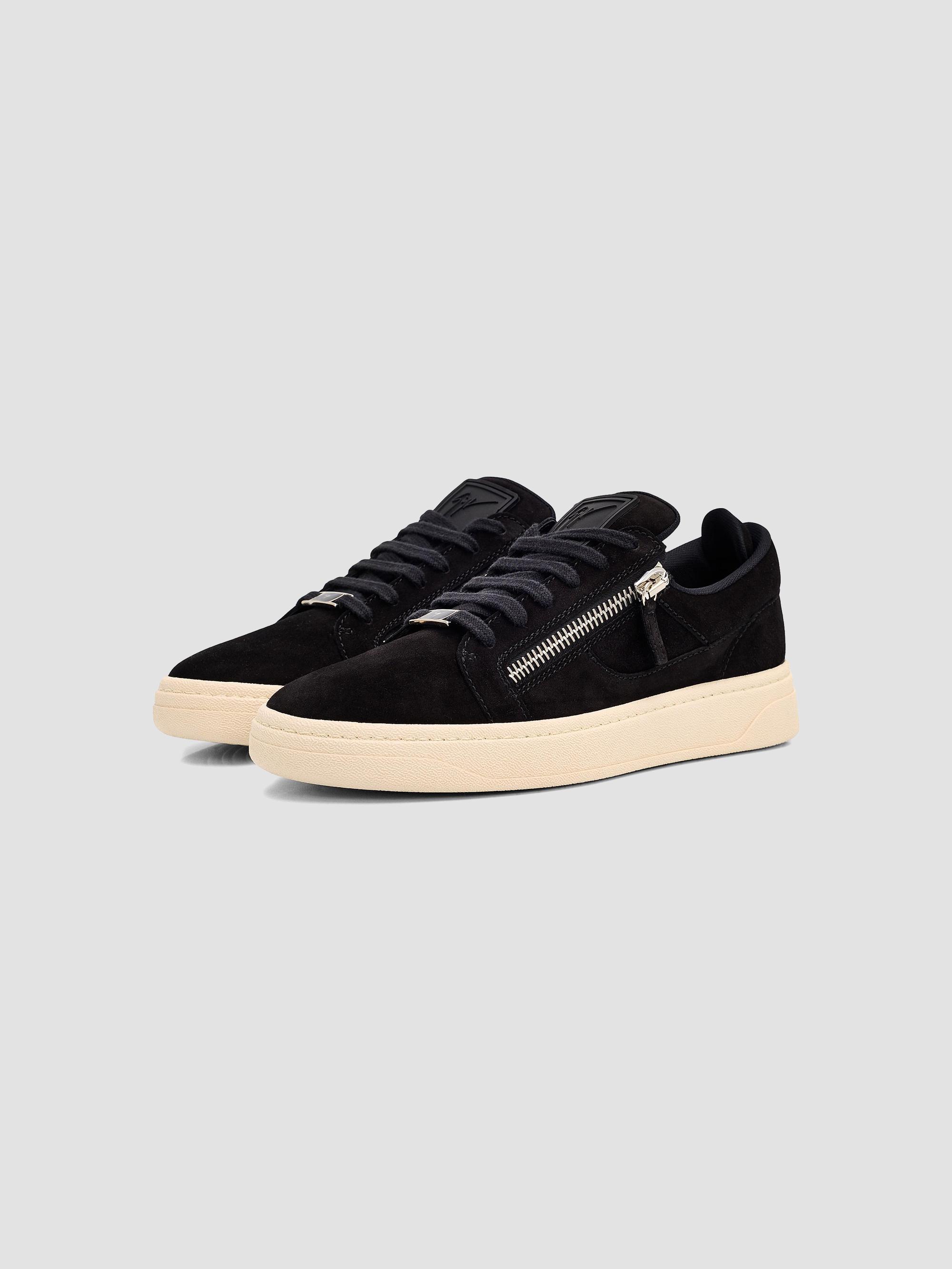 Giuseppe Zanotti Double-Zip Suede Low-Top Sneakers | Saks Fifth Avenue