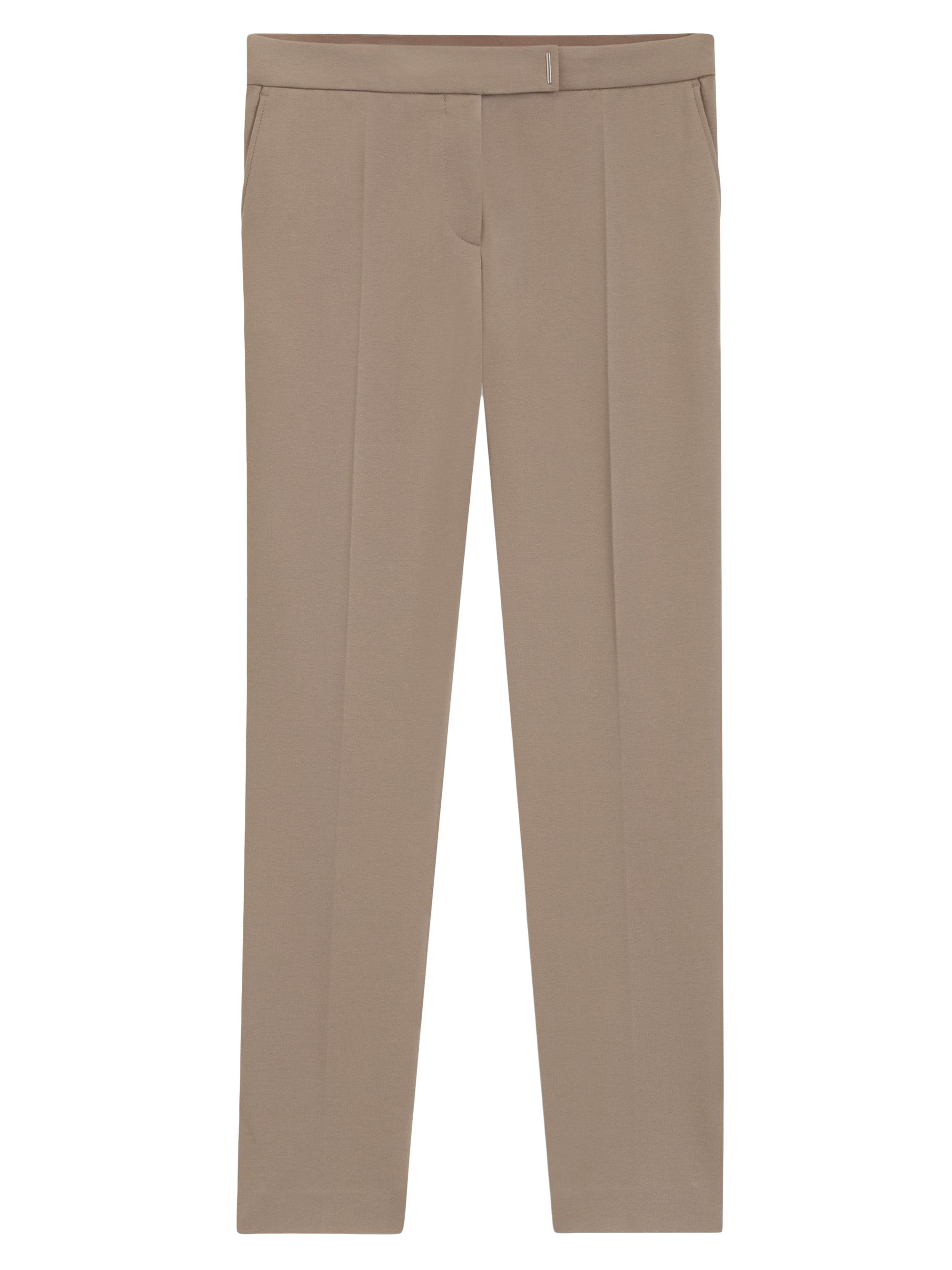 BOSS Women's Slim Fit Trousers in Stretch Fabric - Brown