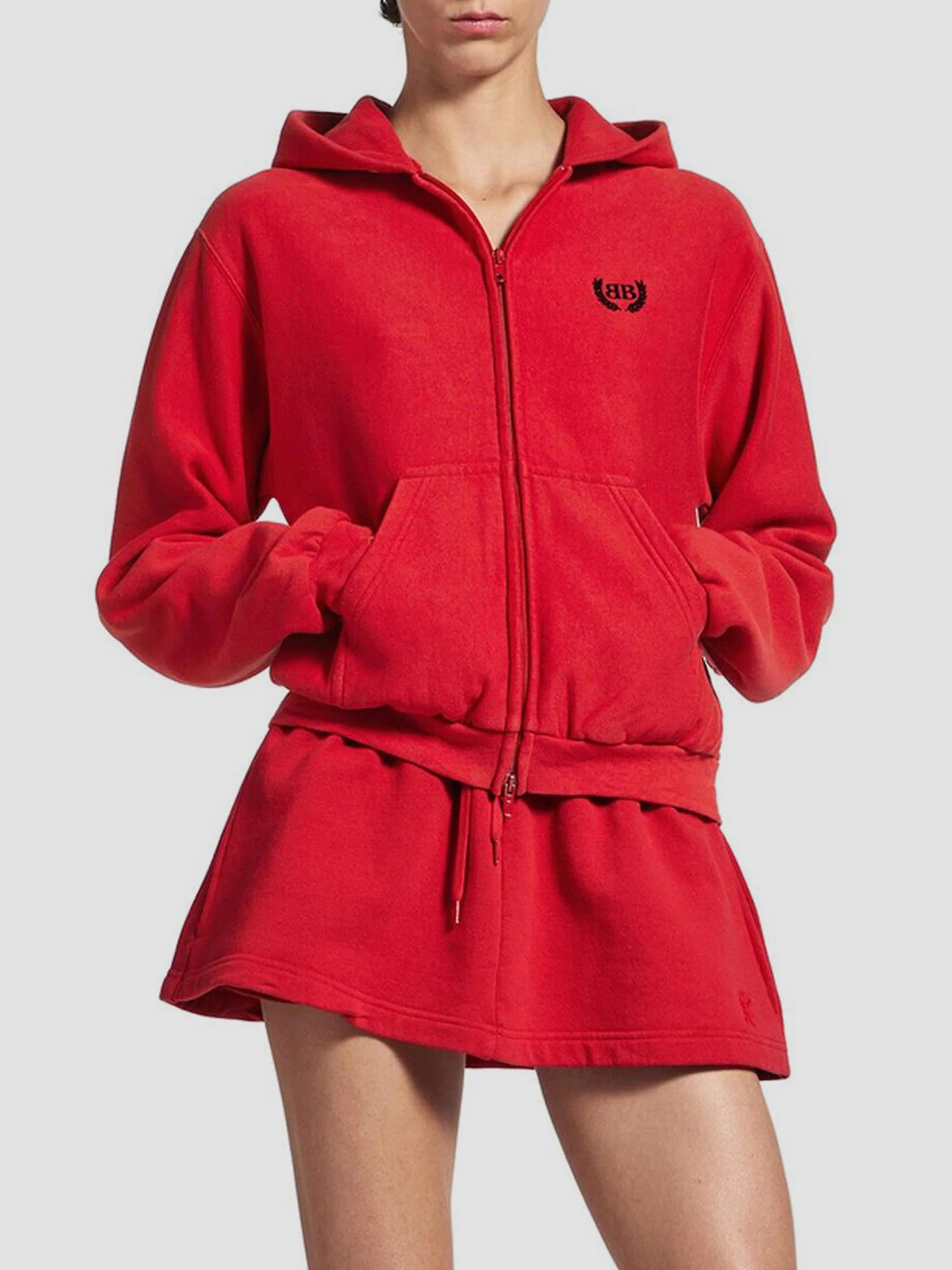 Balenciaga Laurel Classic Zip-Up Hoodie Regular Fit | Saks Fifth
