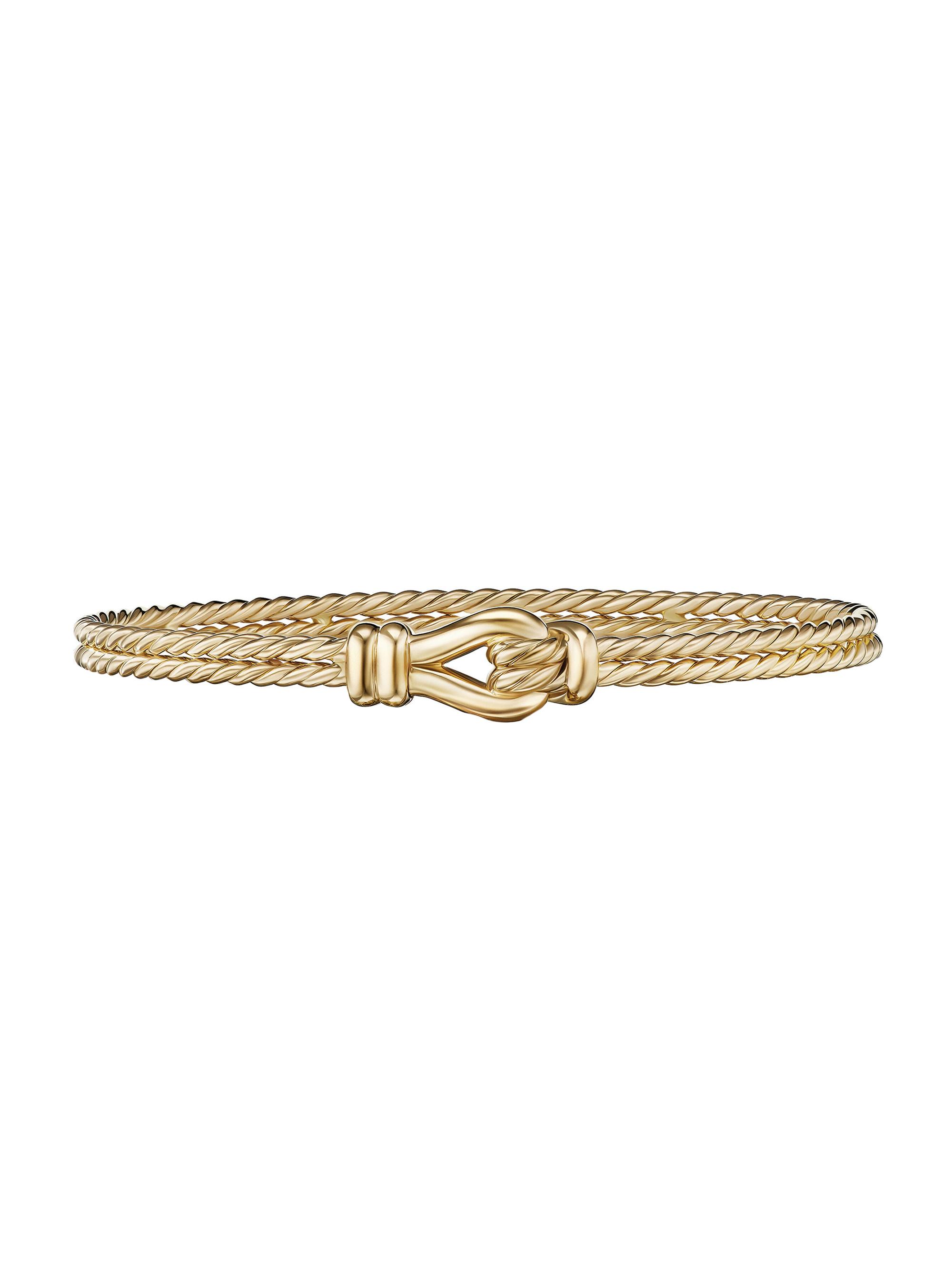 David Yurman Women's Thoroughbred Loop Bracelet in 18K Yellow Gold - Gold