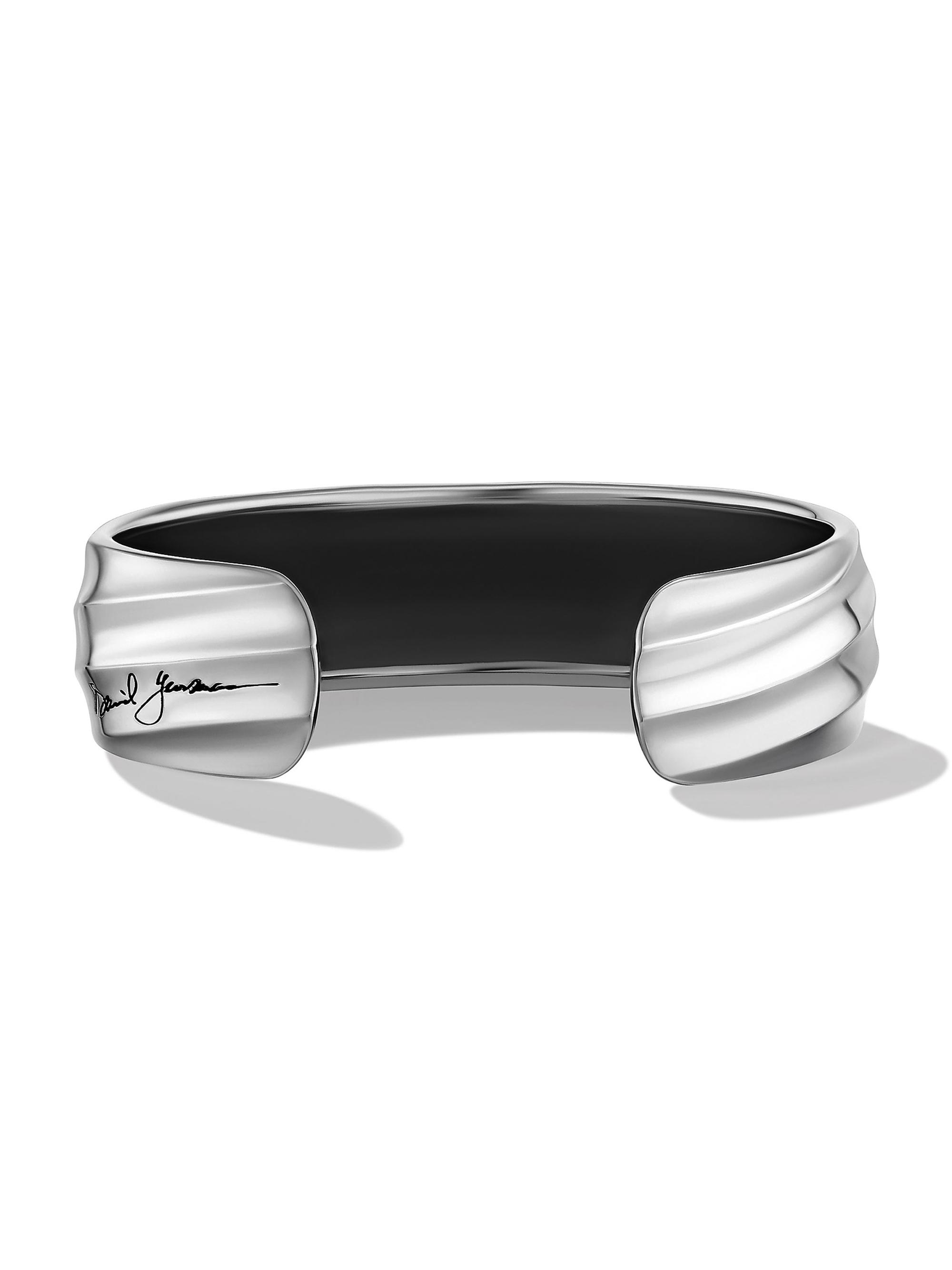 David Yurman Women's Cable Edge Cuff Bracelet in Sterling Silver - Silver