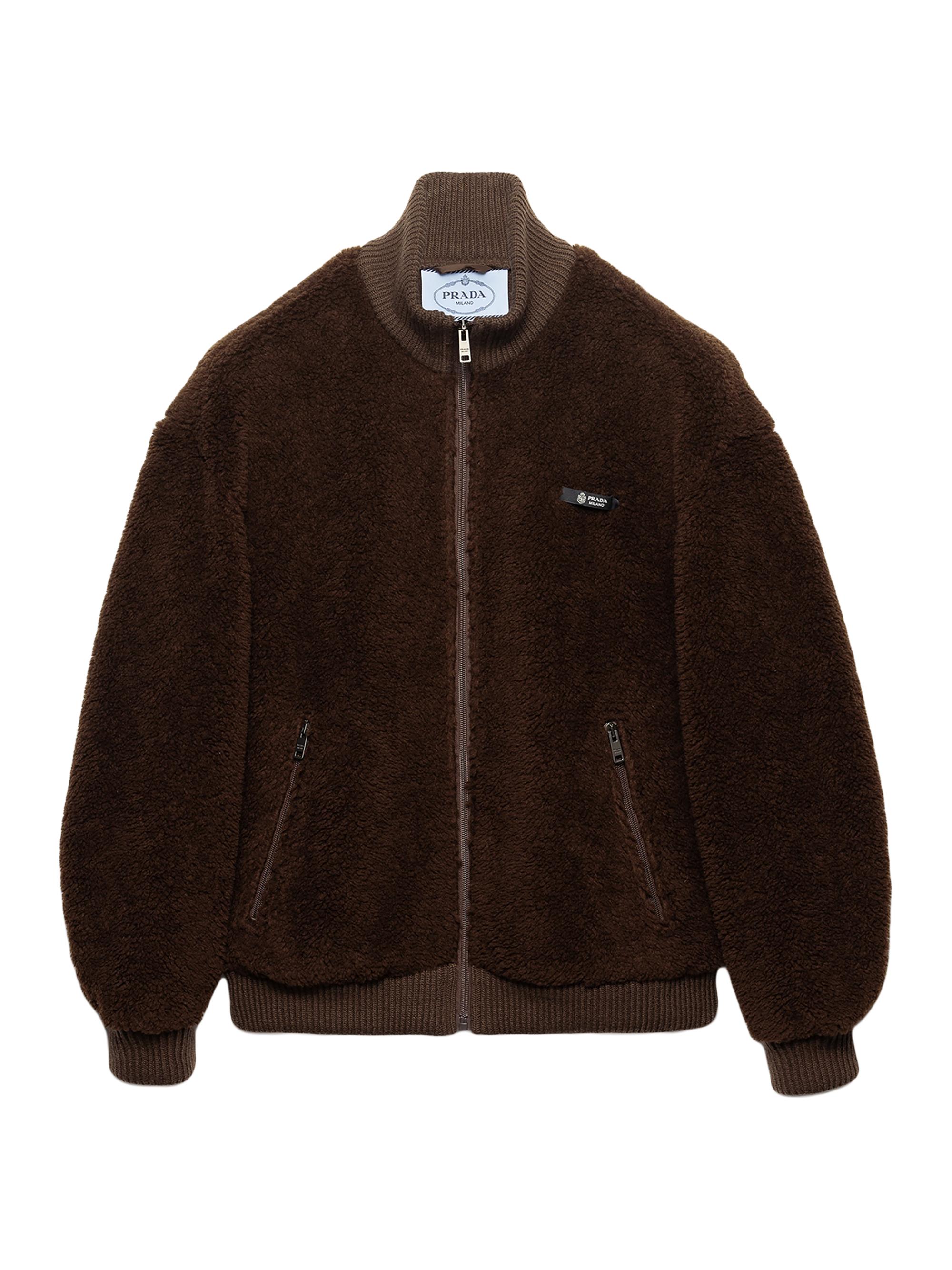 Prada Women's Fleece Jacket - Brown