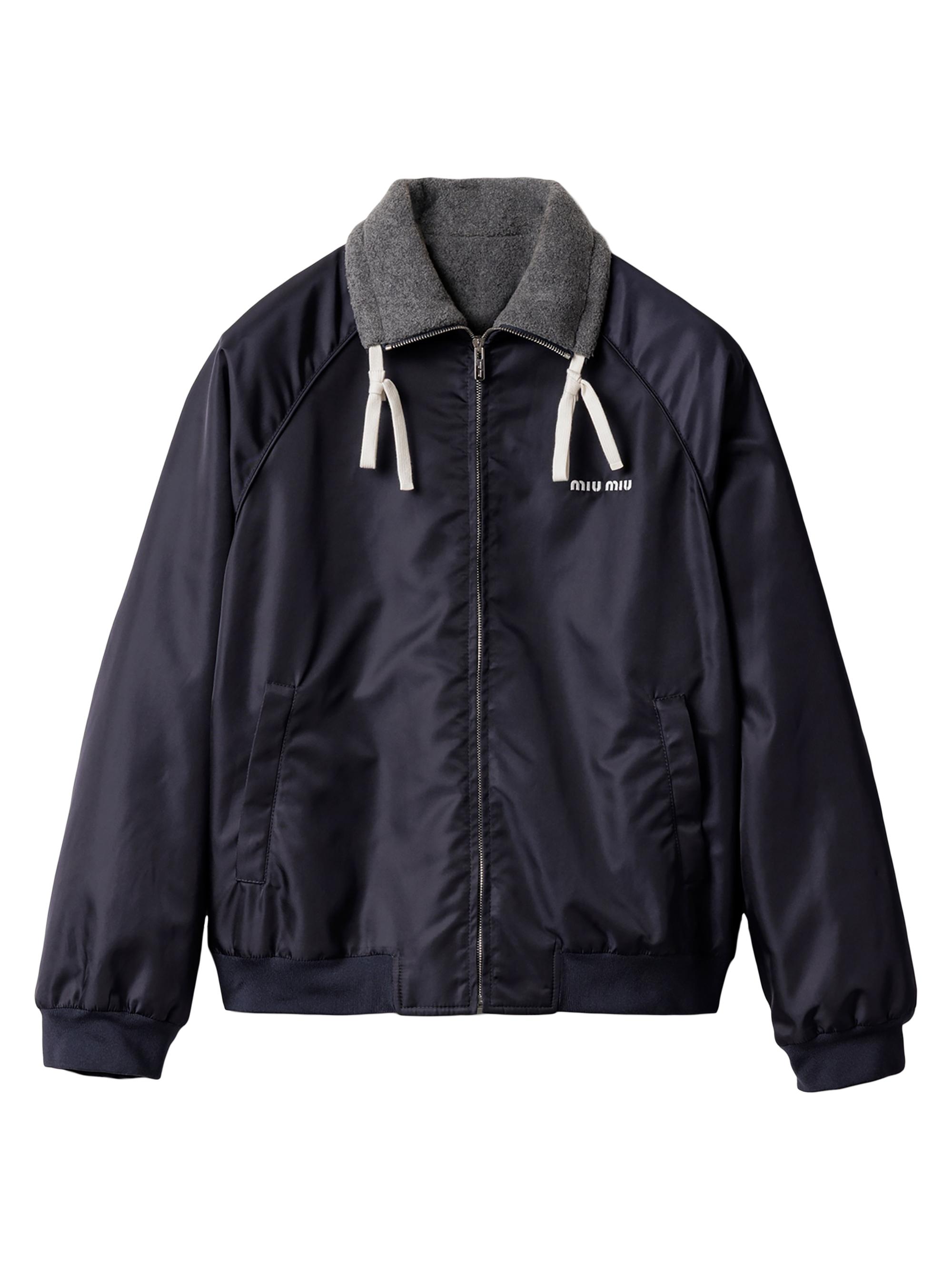 miu miu ジャケット Miu Miu Fleece Down Jacket | Saks Fifth Avenue