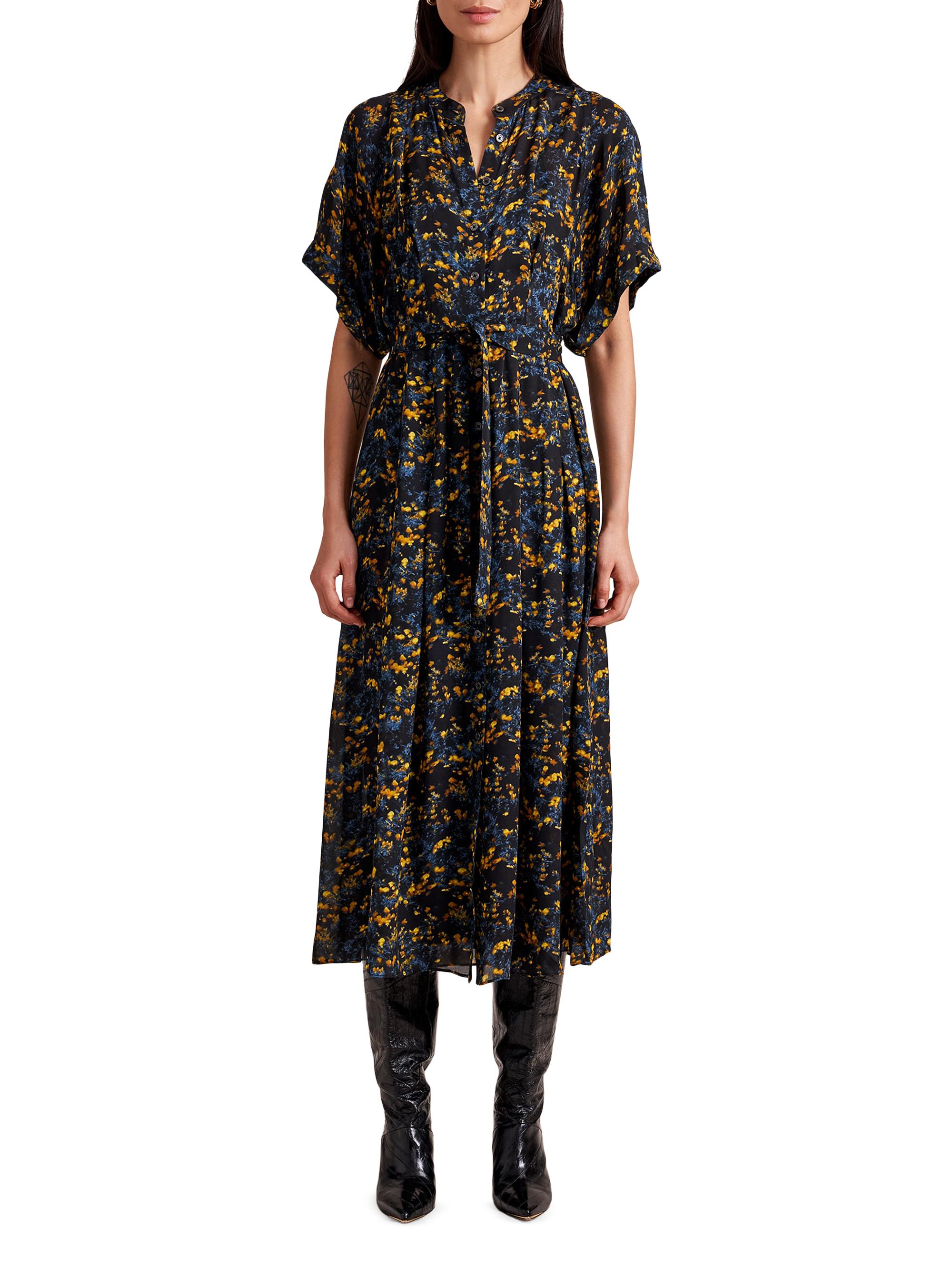 La Ligne Women's Nadege Dress - Yellow Flower Fields