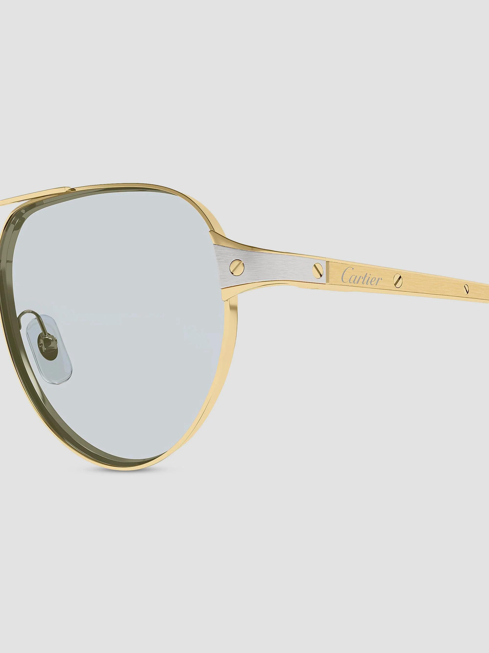 Cartier Santos Evolution 59MM 24K-Gold-Plated & Platinum-Plated