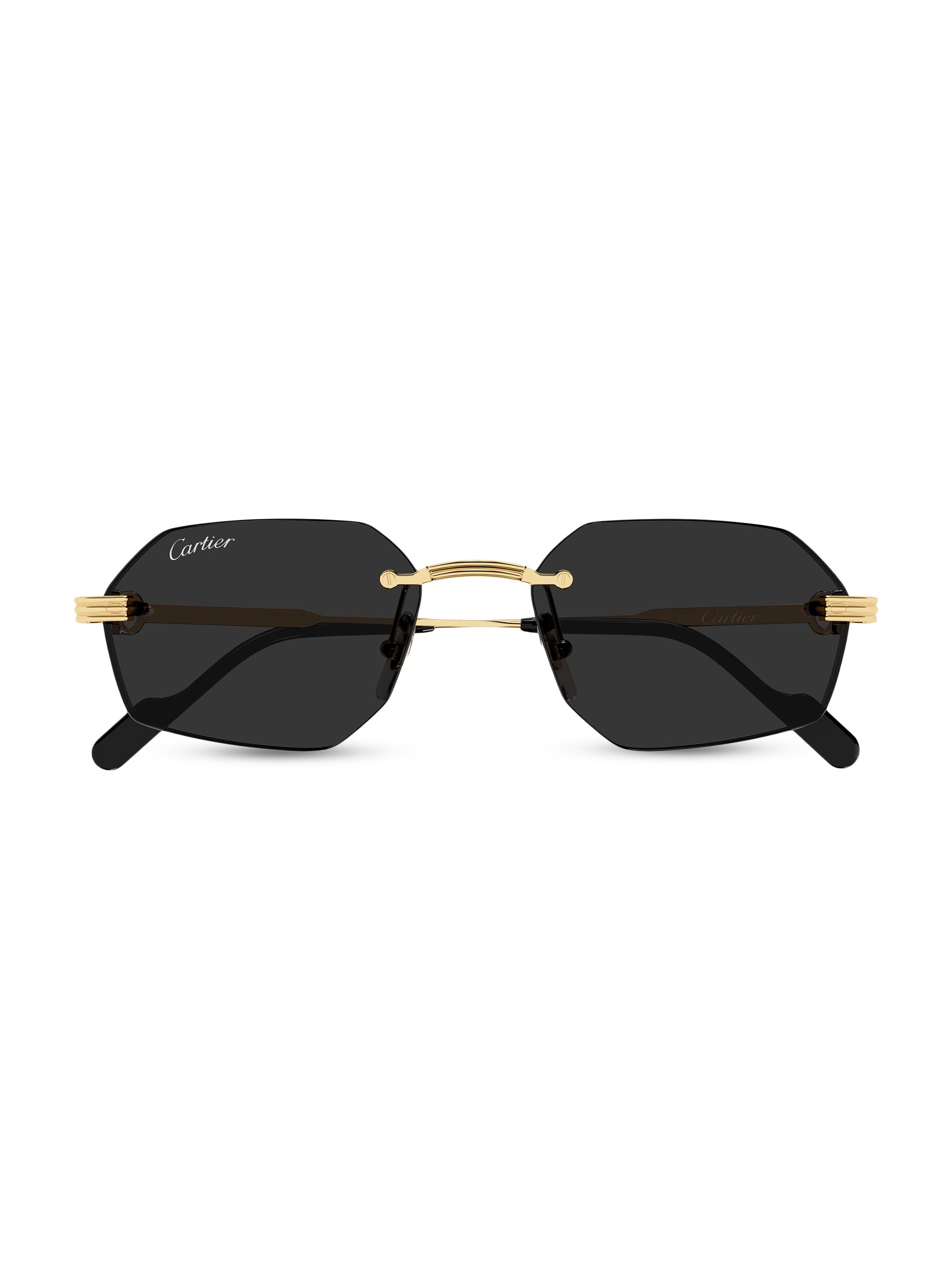 Cartier Première de Cartier 54MM 24K-Gold-Plated Rimless Geometric