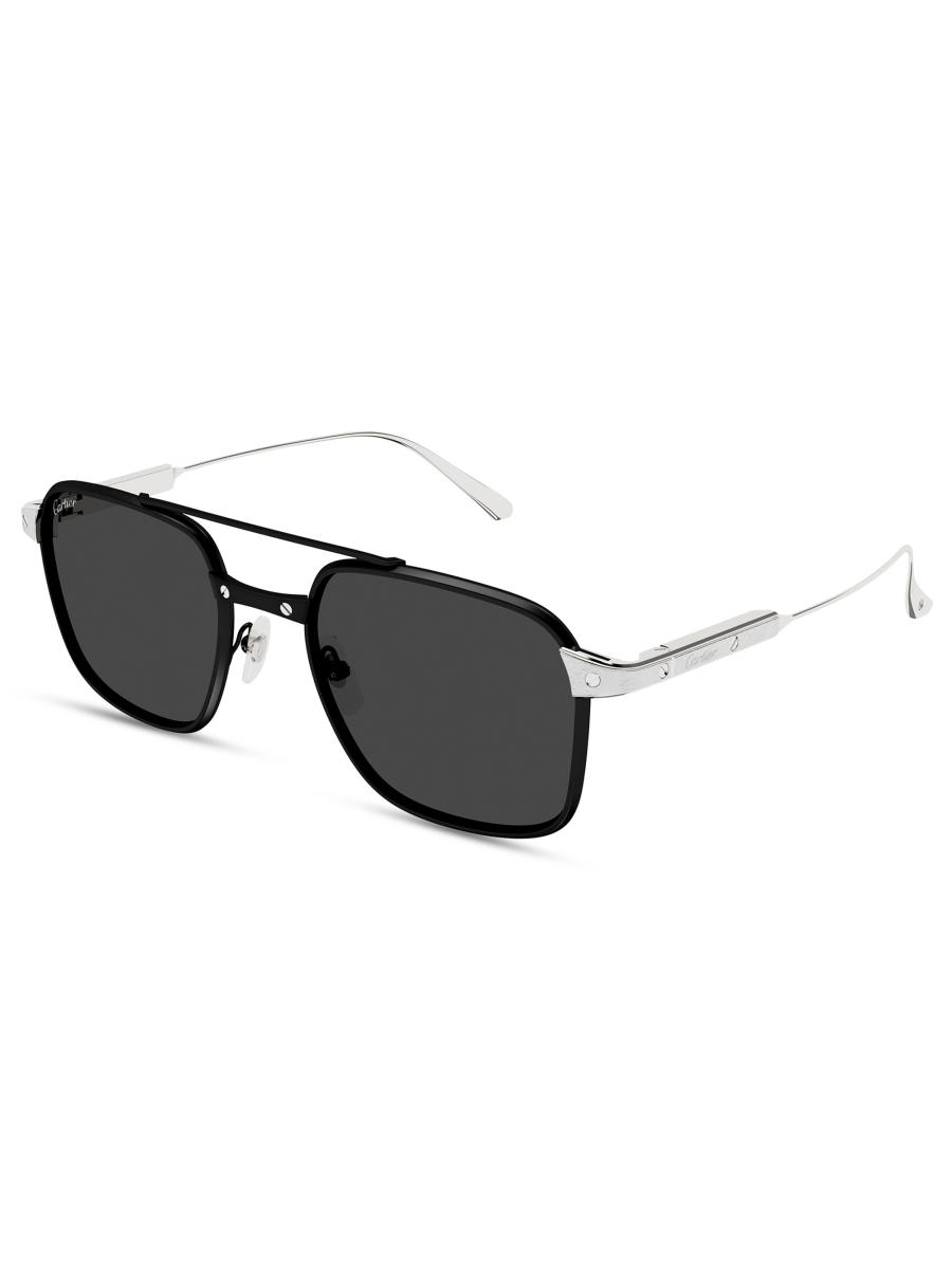 Cartier Santos Light 54MM Square Sunglasses | Saks Fifth Avenue