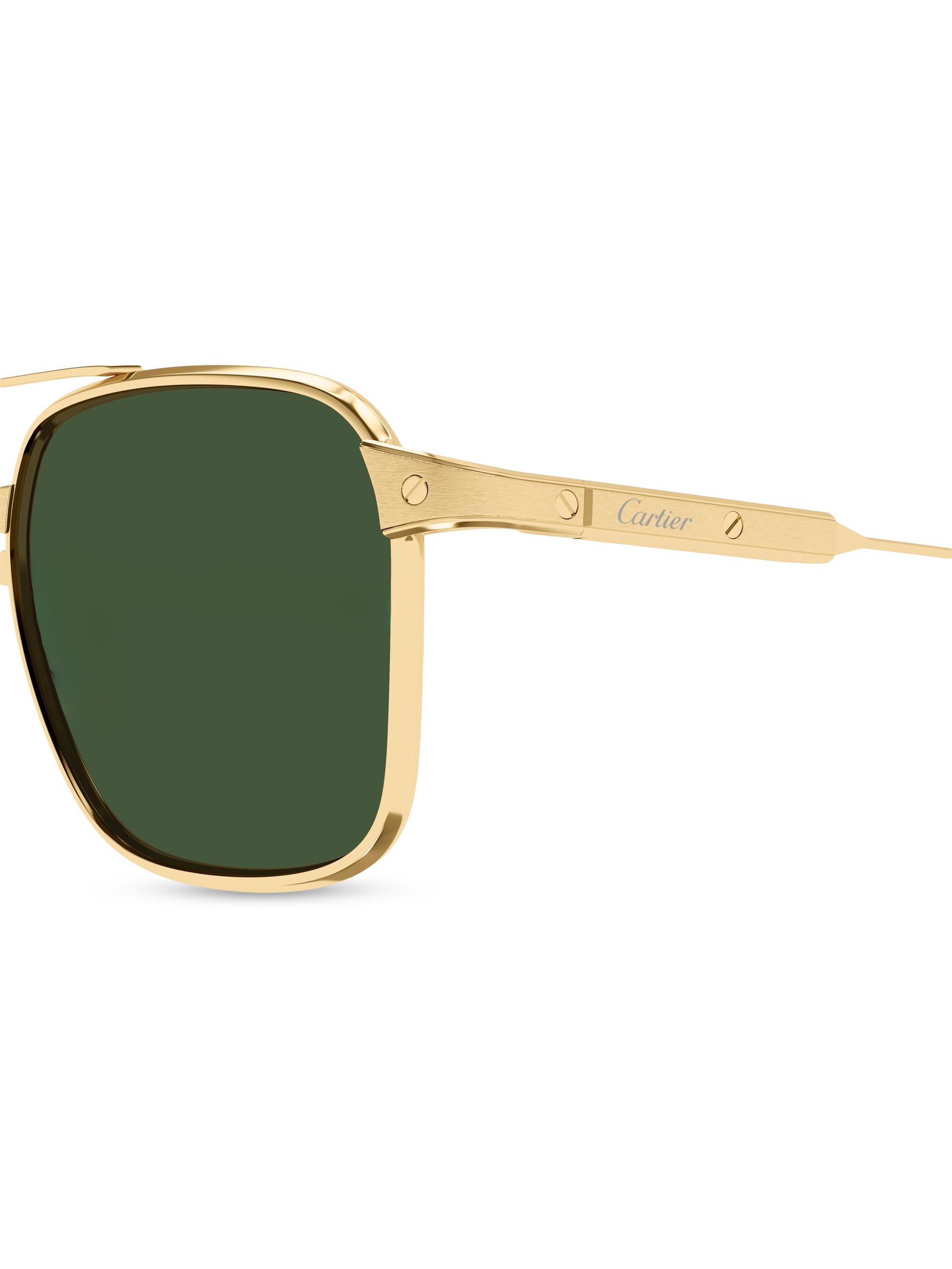 Cartier Santos Light 54MM Square Sunglasses | Saks Fifth Avenue