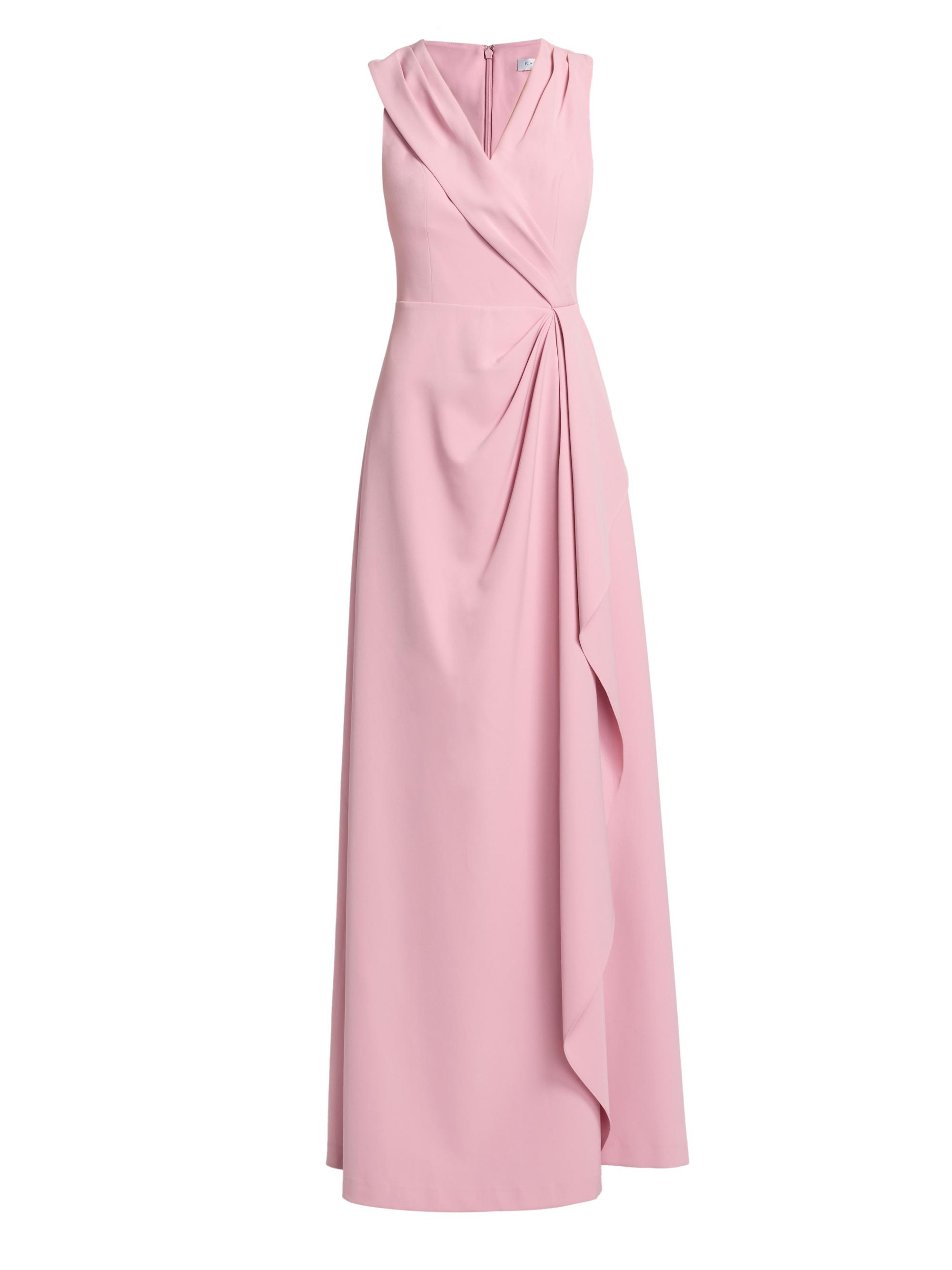 Kay Unger Women's Fiona Stretch Crepe Walk-Through Jumpsuit - Pink Mauve