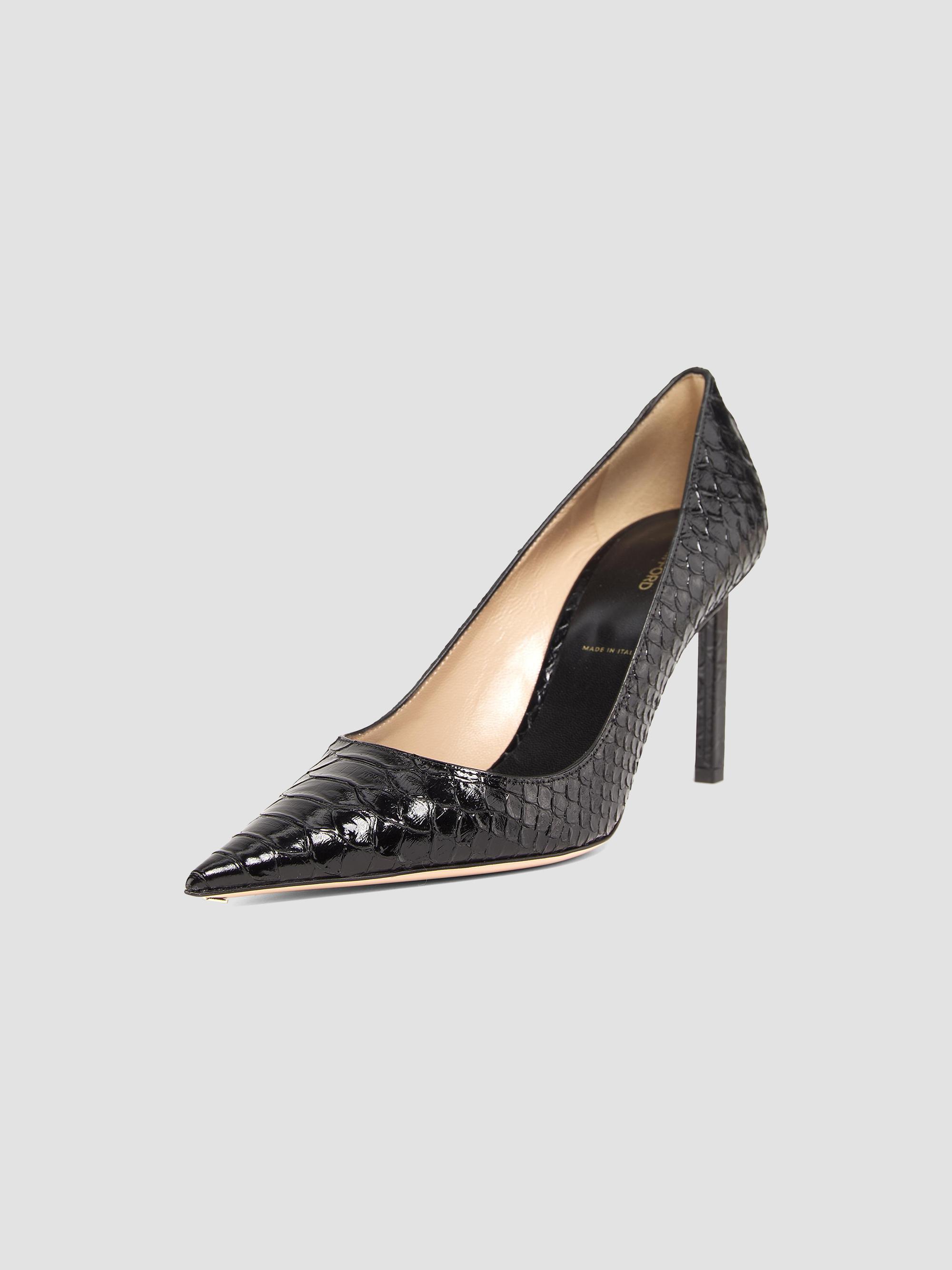 TOM FORD 85MM Python-Embossed Stiletto Pumps | Saks Fifth Avenue