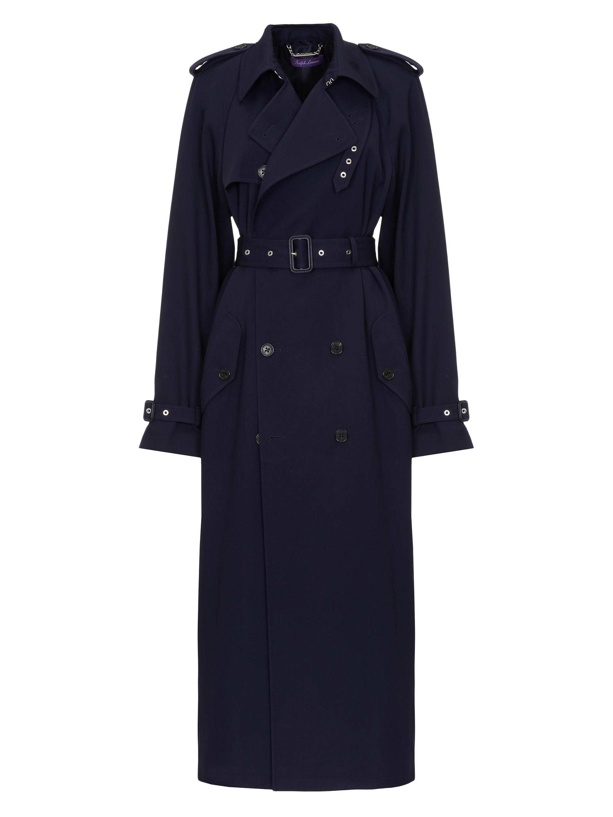 Burberry's ダークネイビー　スリーピース　2B Short Canvas Trerose Trench Coat in Silhouette blue - Women