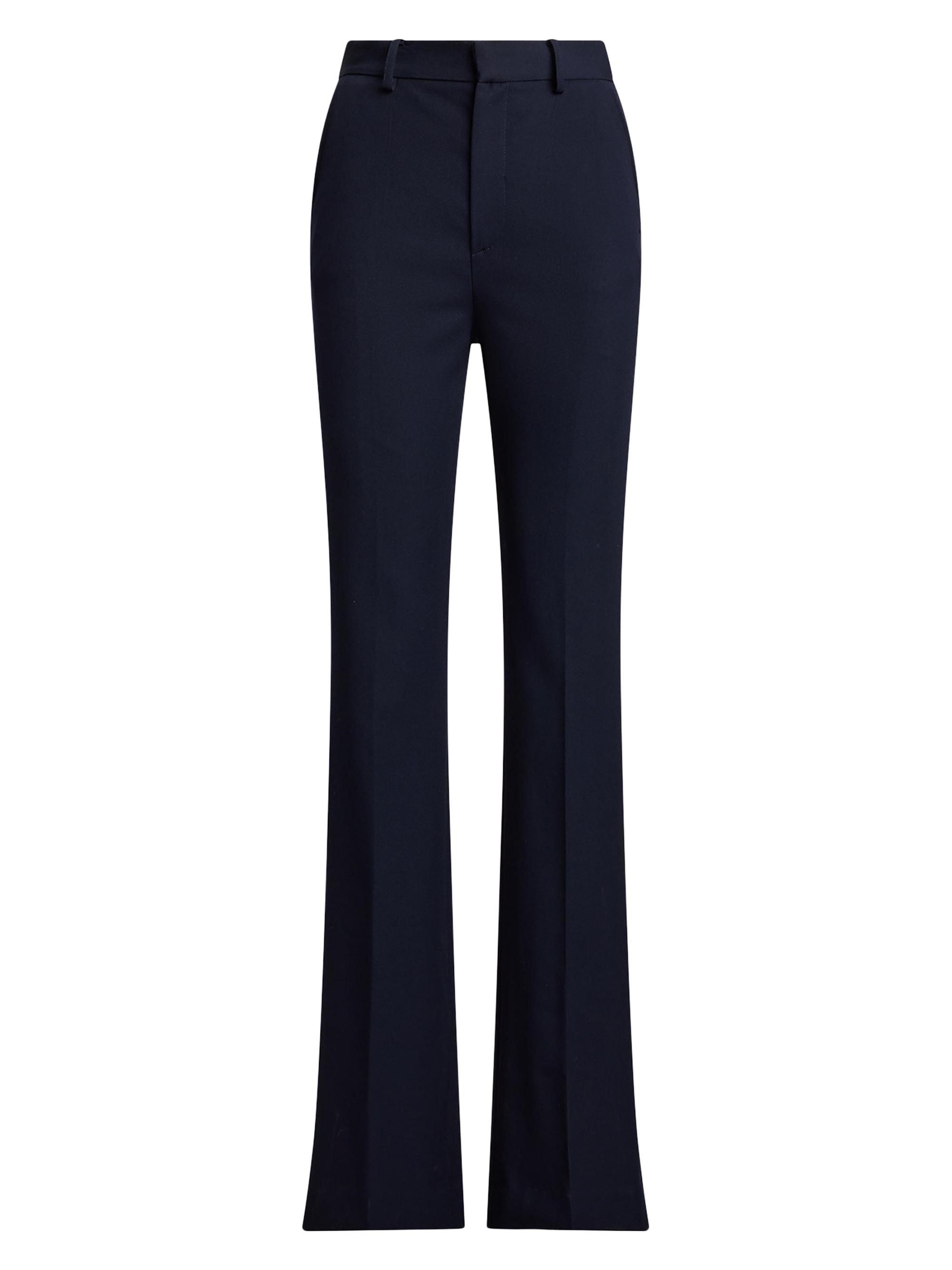 Ralph Lauren Collection Women's Wrigley Wool Slim-Fit Pants - Icon Navy