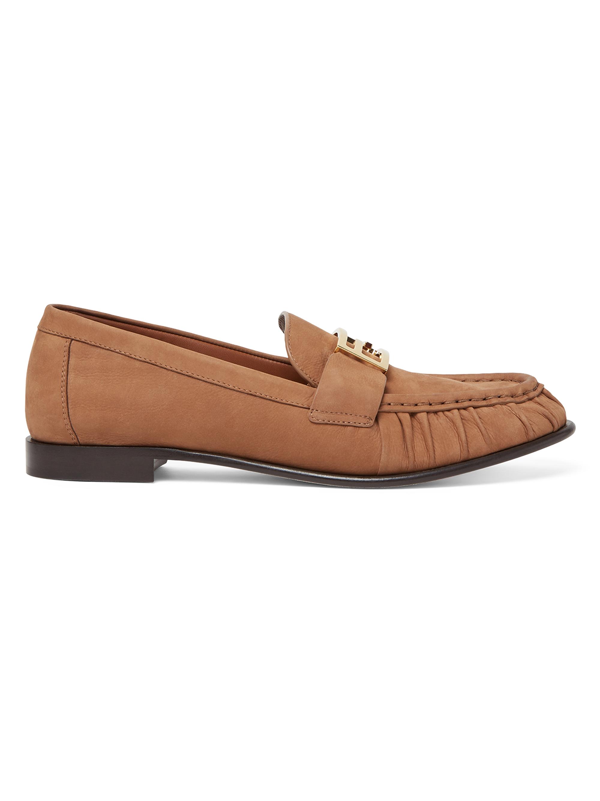 Fendi Women's Sellier Leather Loafers - Sellier