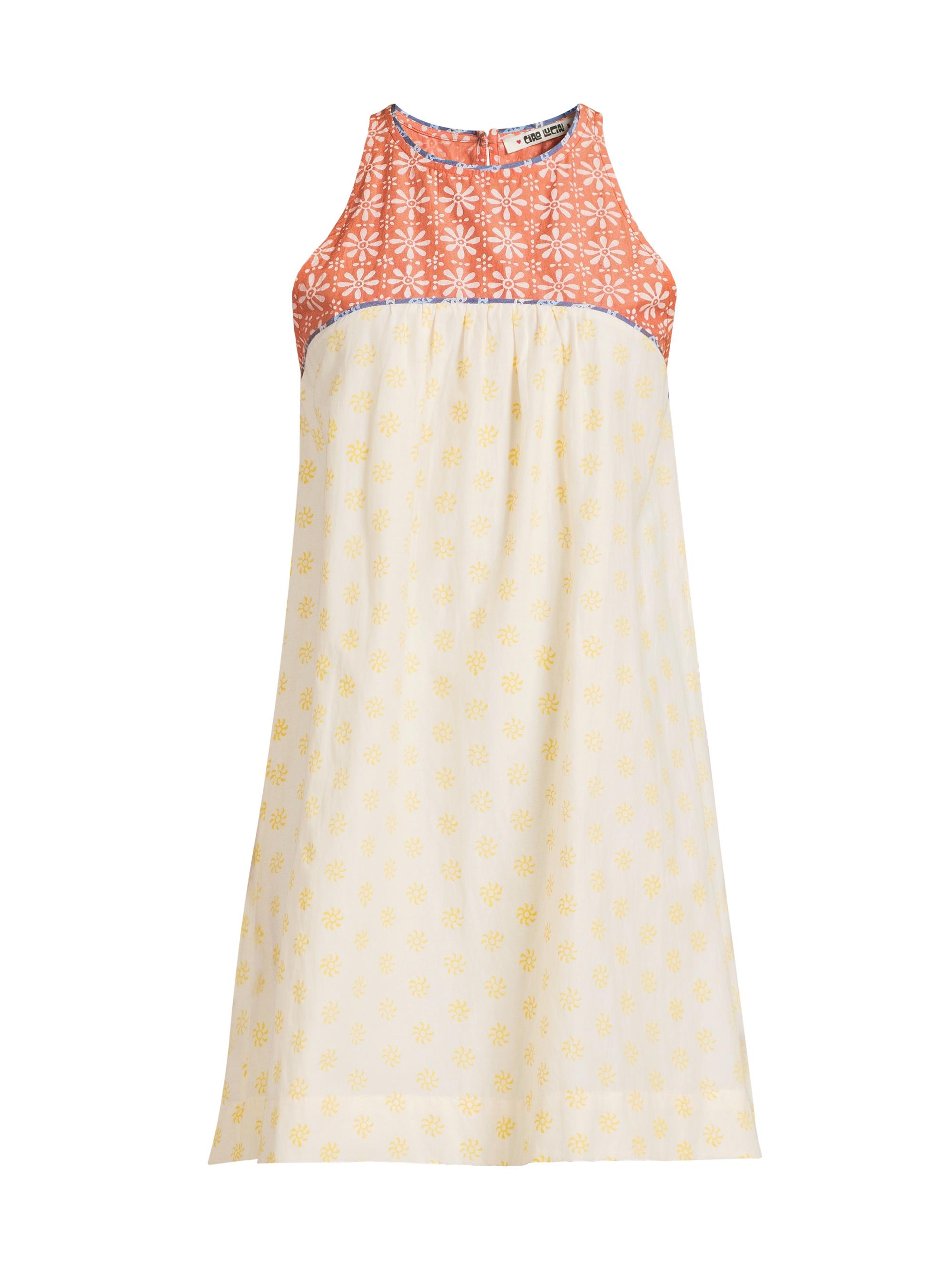 Ciao Lucia Women's Eros Floral-Colorblocked Cotton-Silk Minidress - Palma