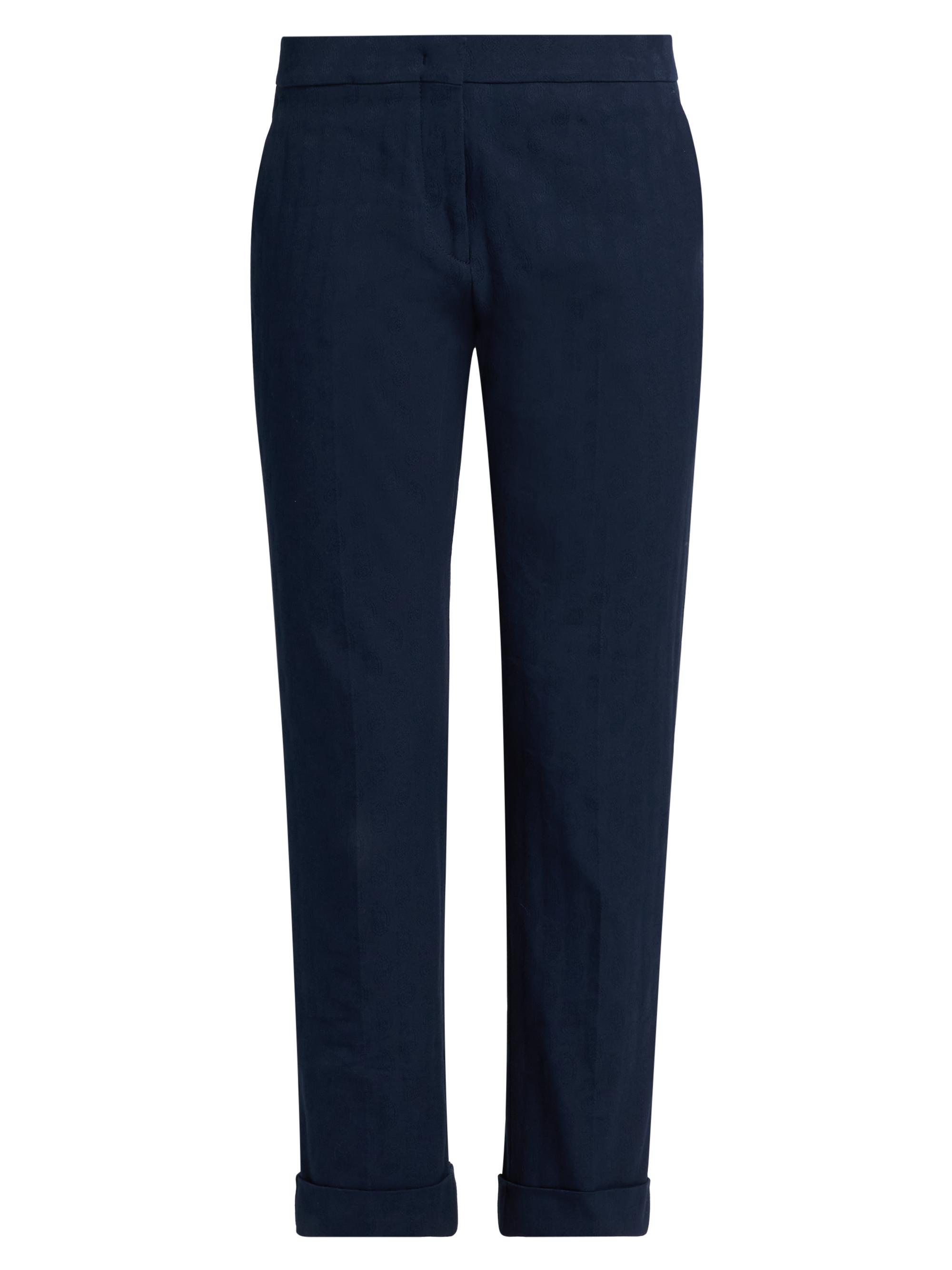 Etro Women's Milano Cotton Cigatette Trousers - Corda Scuro - Women's Clothing