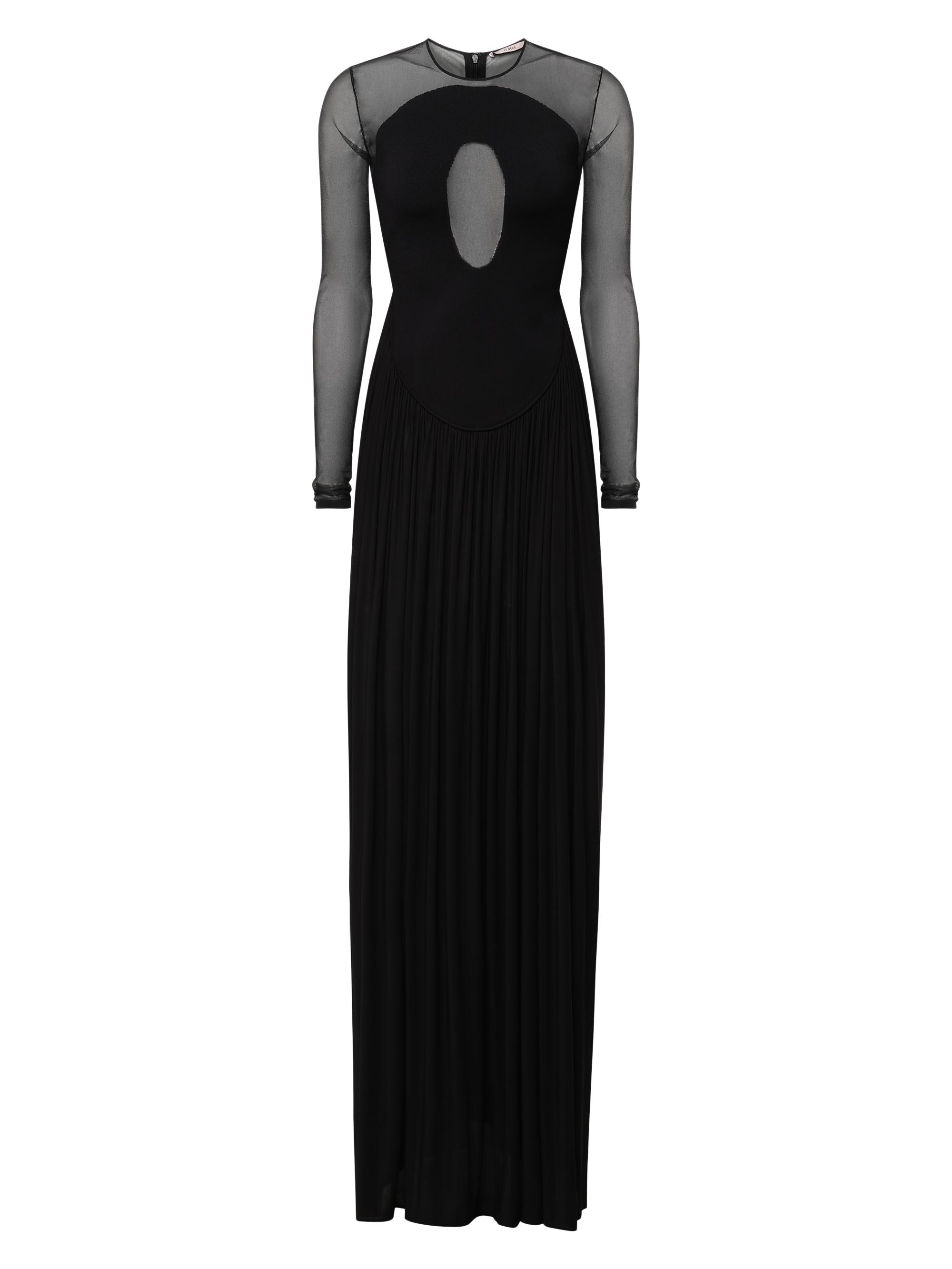 Ronny Kobo Speck Mock Turtleneck Pleated Gown | Saks Fifth Avenue