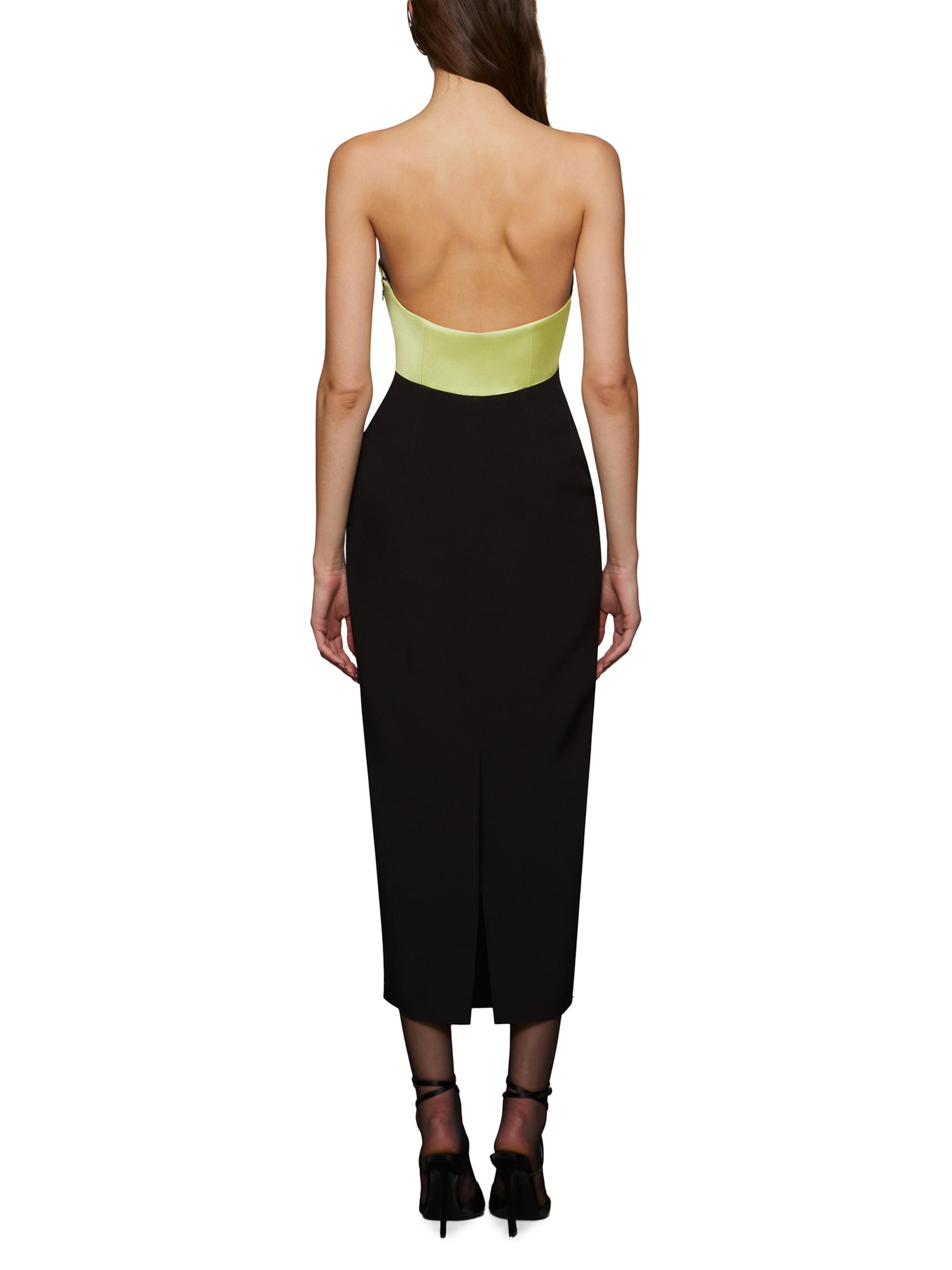 Et Ochs Bridgette Curved Strapless Midi-Dress | Saks Fifth Avenue