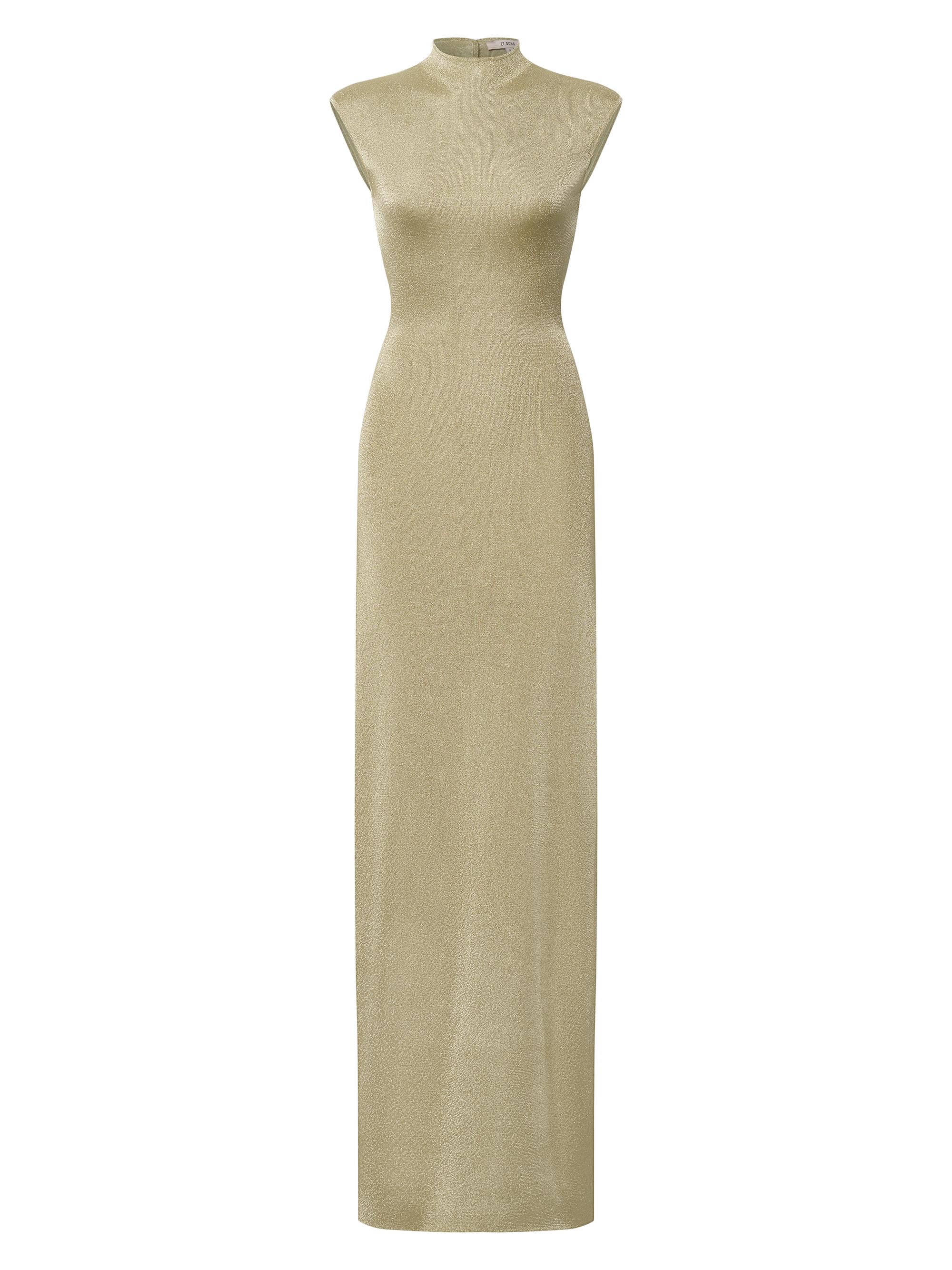 Et Ochs Women's Clare Metallic Knit Maxi Dress - Whipped Pistachio - Size XL
