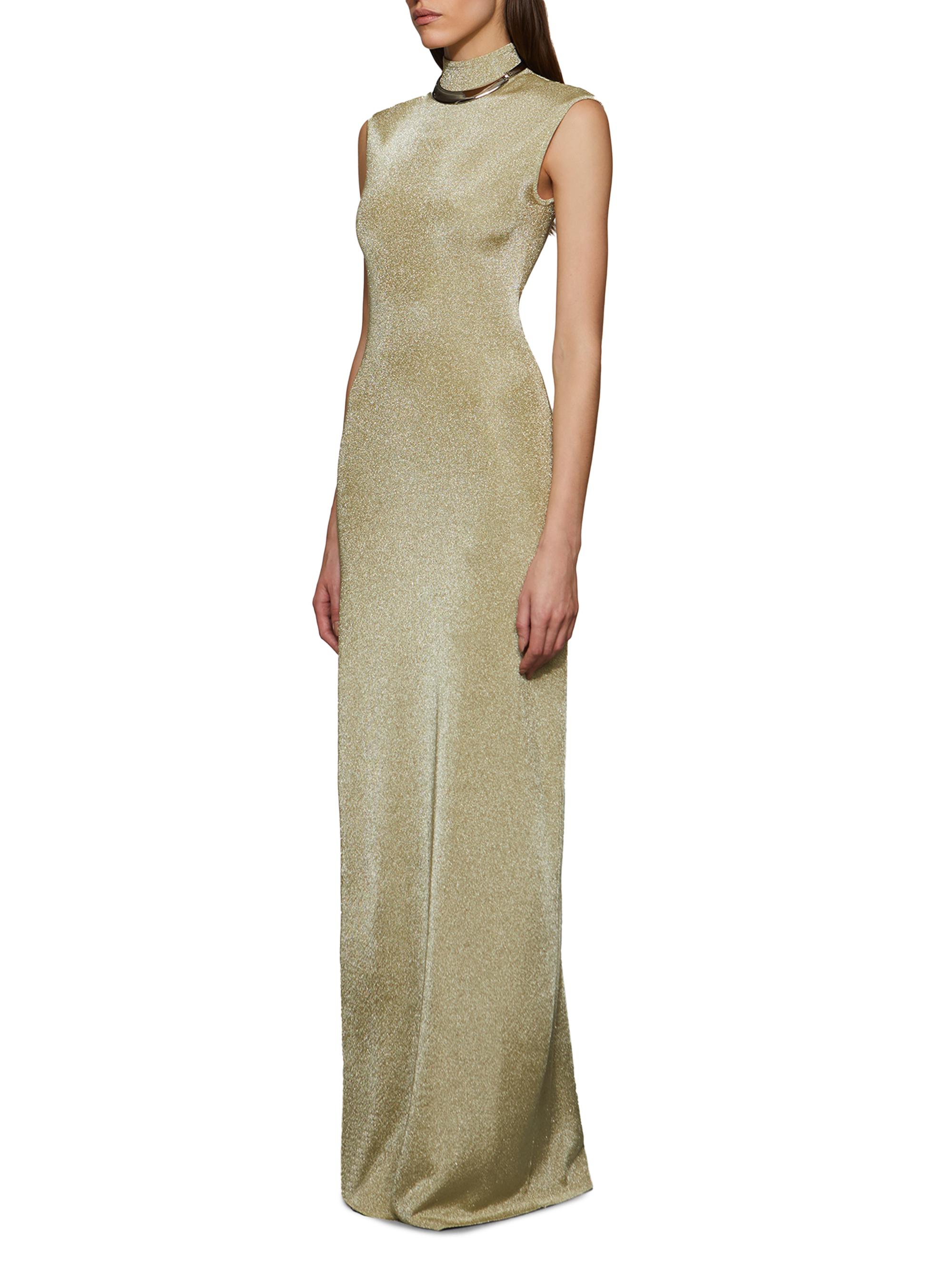 Et Ochs Women's Clare Metallic Knit Maxi Dress - Whipped Pistachio - Size XL