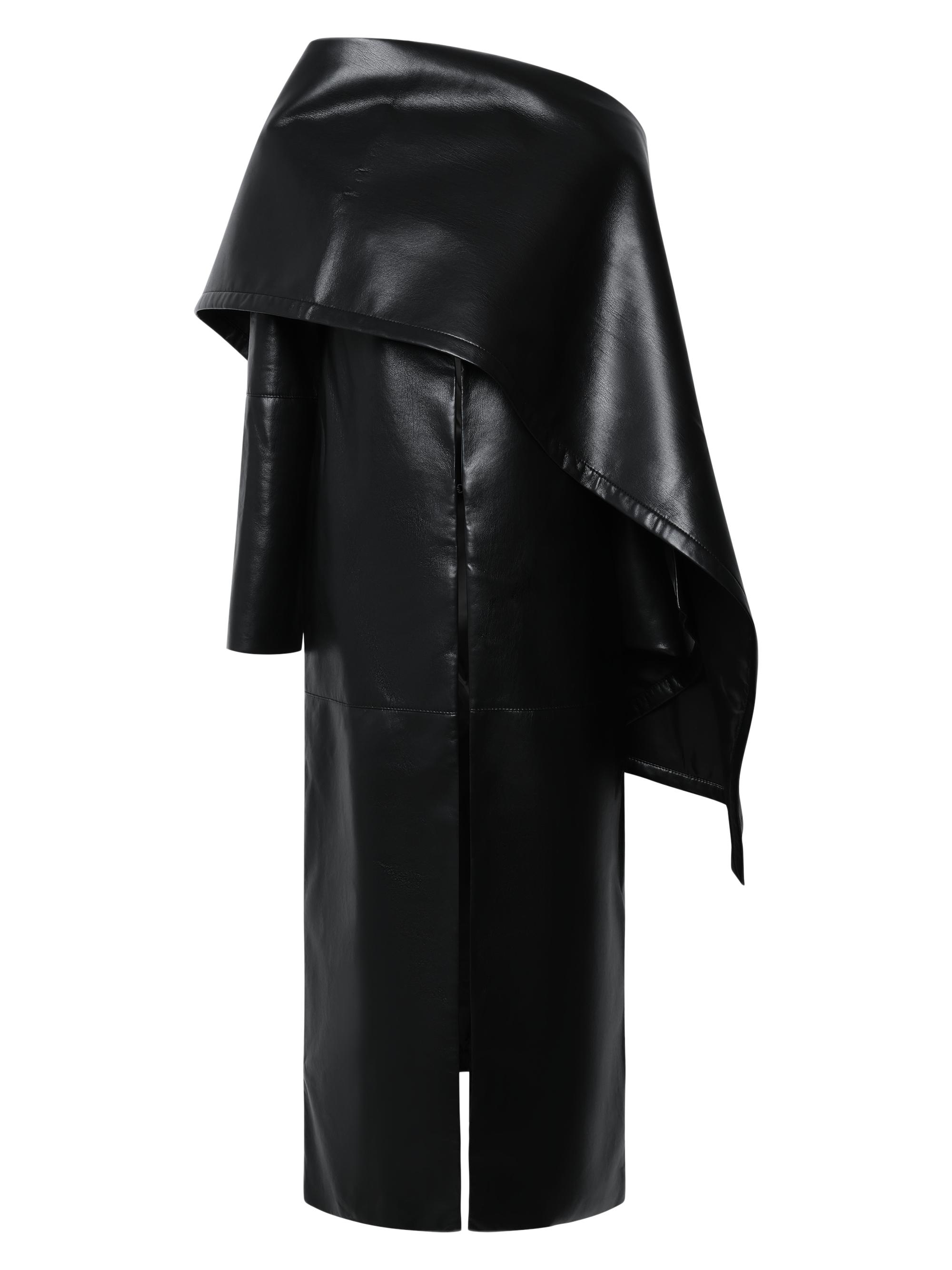 ジャケット・アウター Archive Suede Leather Long Coat Studded A.W.A.K.E. Mode Snap Studded Faux Leather Coat | Saks Fifth Avenue
