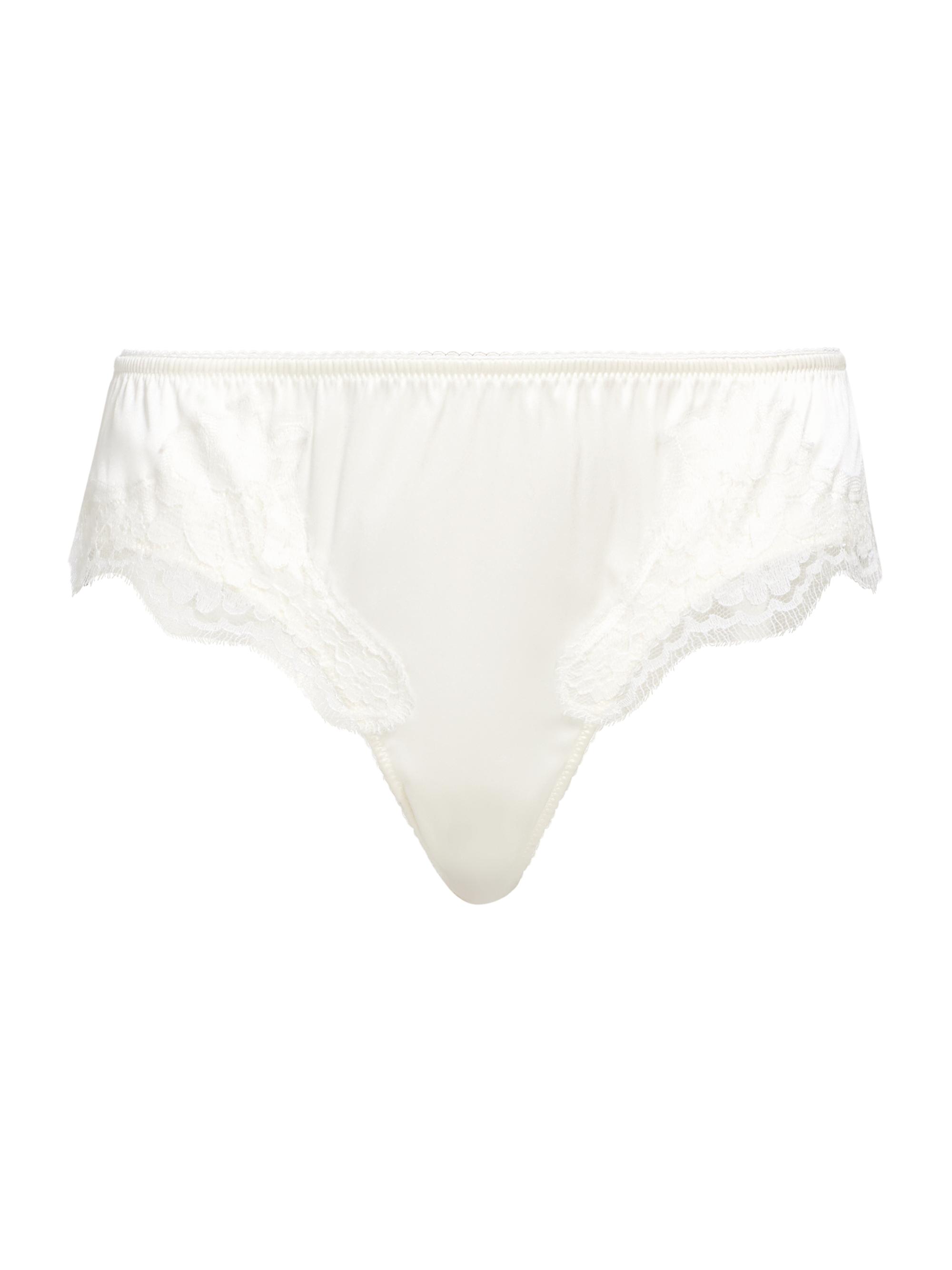 Dolce & Gabbana Women's Brasiliano Silk Hipster Brief - Bianco Natural