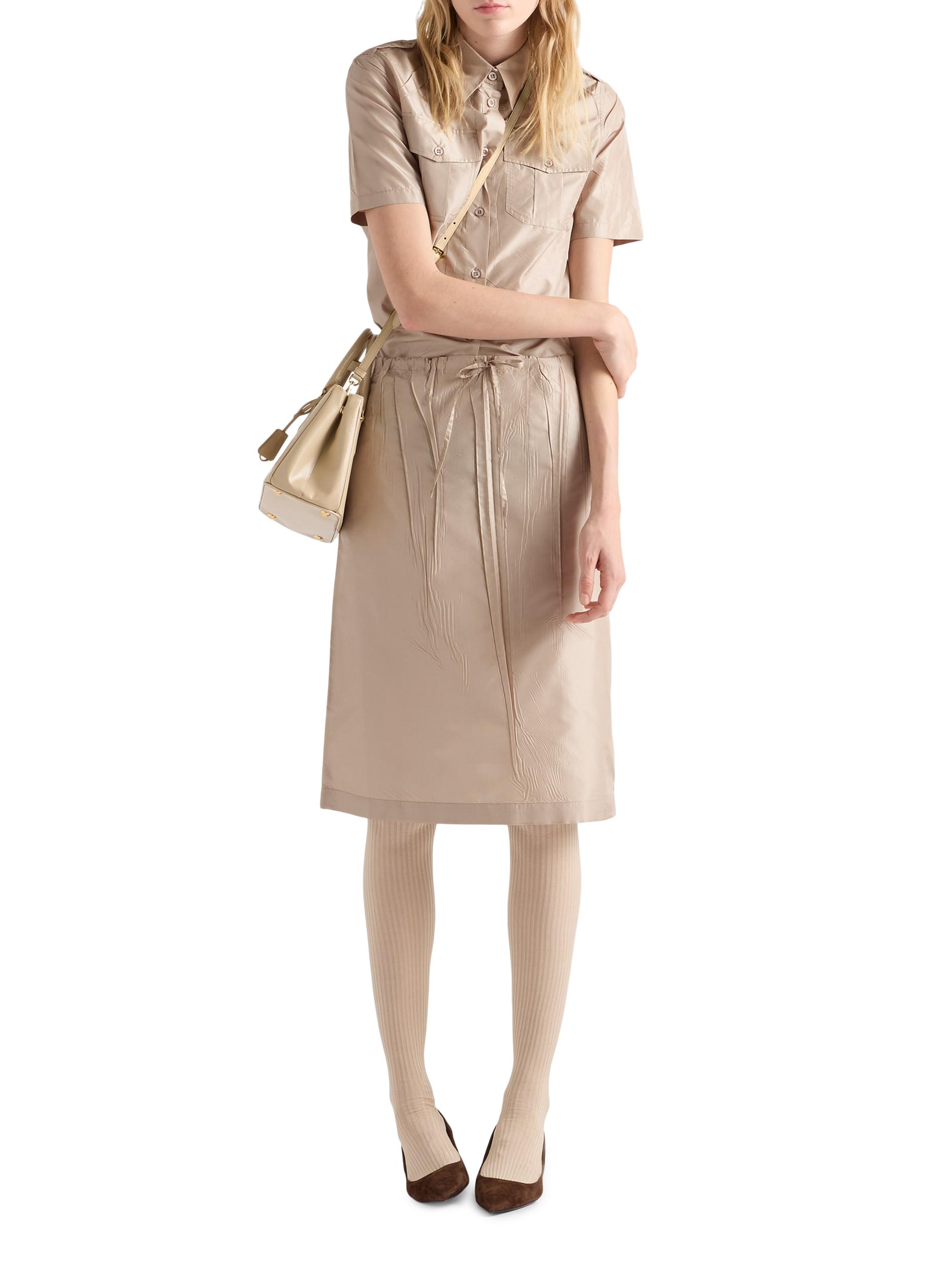 Prada Taffeta Midi Skirt | Saks Fifth Avenue