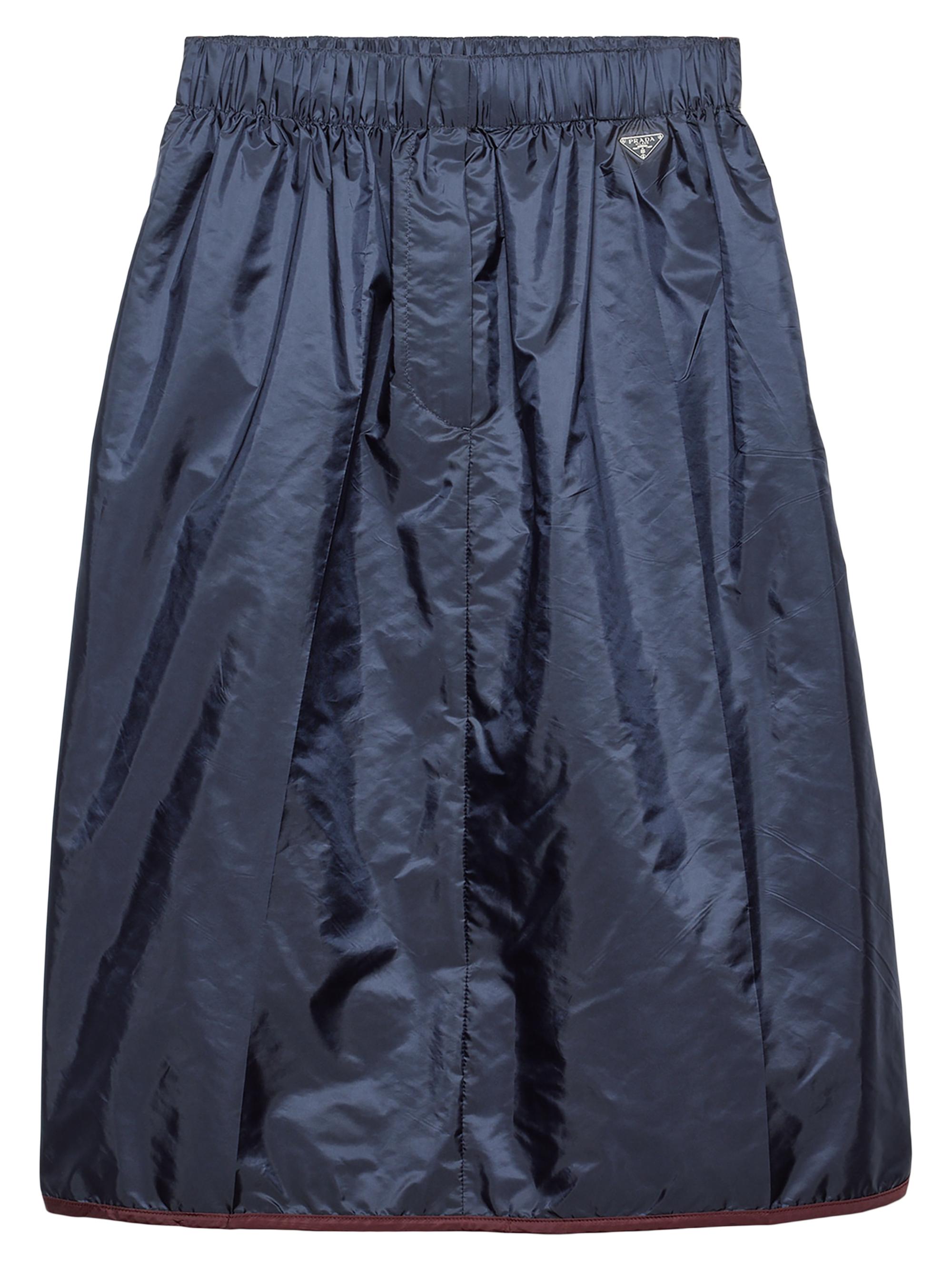 Prada Women's Re-Nylon Skirt - Blue