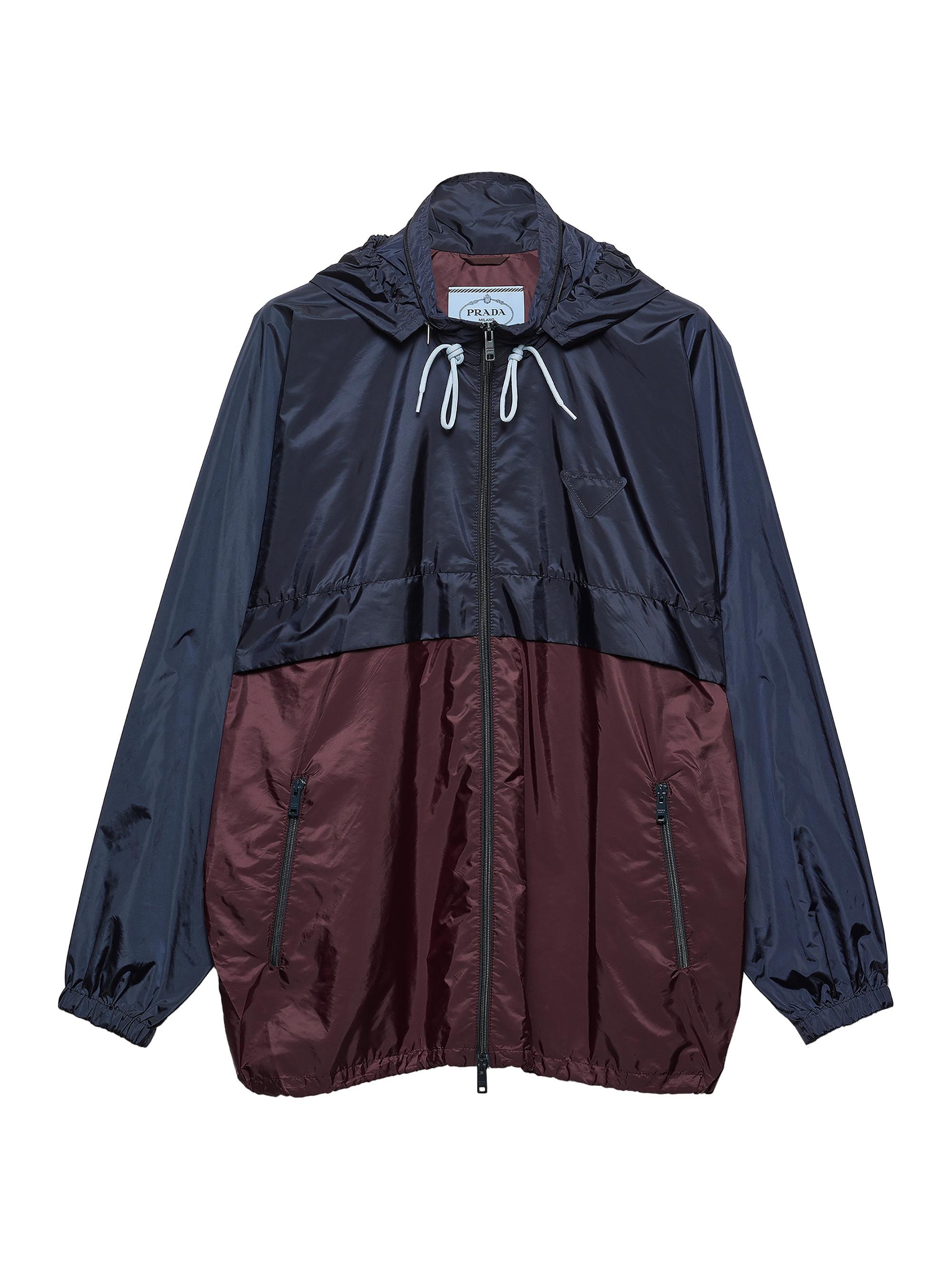 Prada Women's Lightweight Re-Nylon Blouson Jacket - Blue