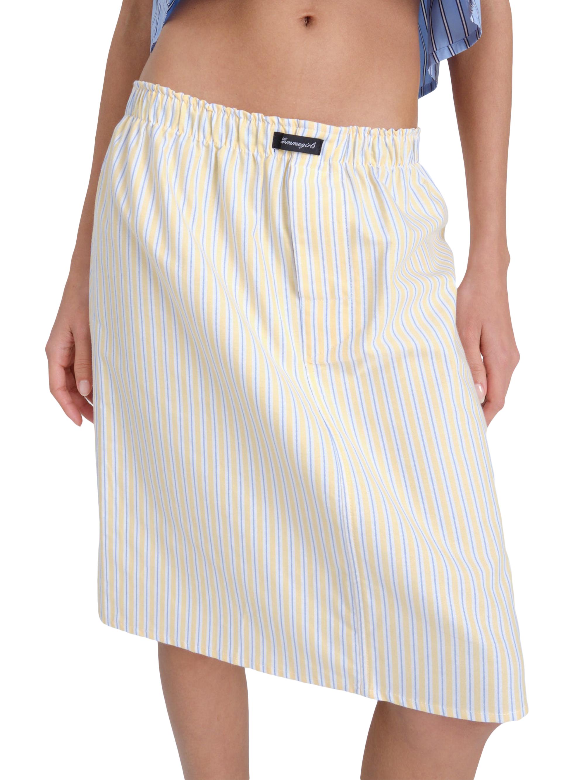 Hommegirls Women's Boxer Pencil Skirt - Yellow