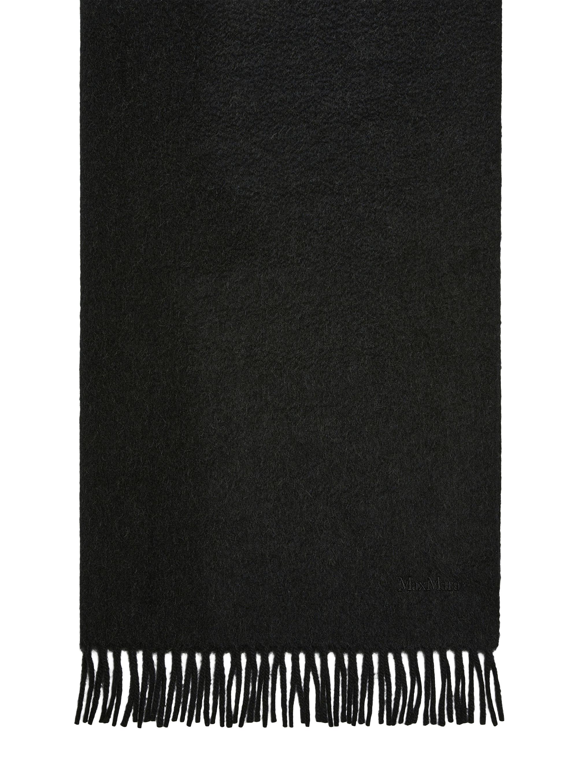 Max Mara Women's Camel Logo Stole - Black