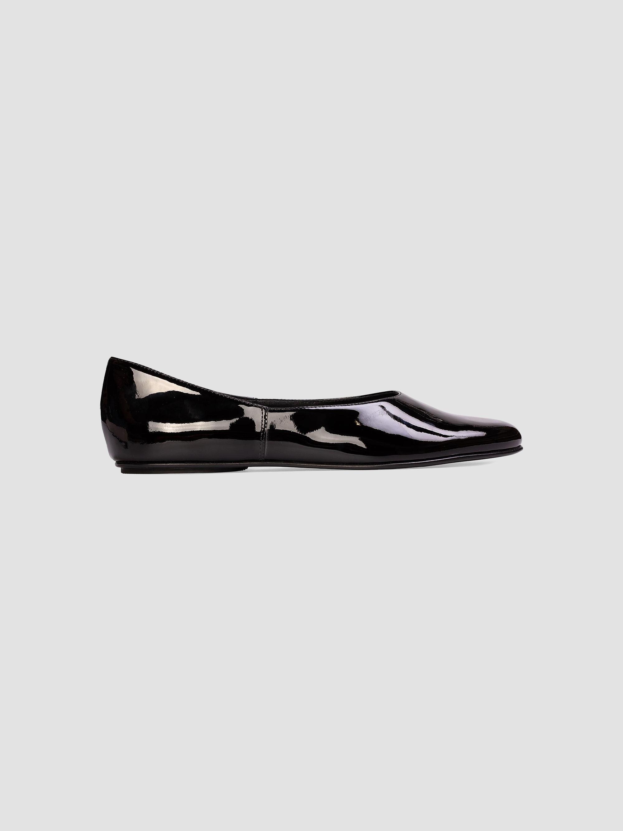 Black Suede Studio Women's Ezra Ballet Flats - Black Patent | Thumbnail 7