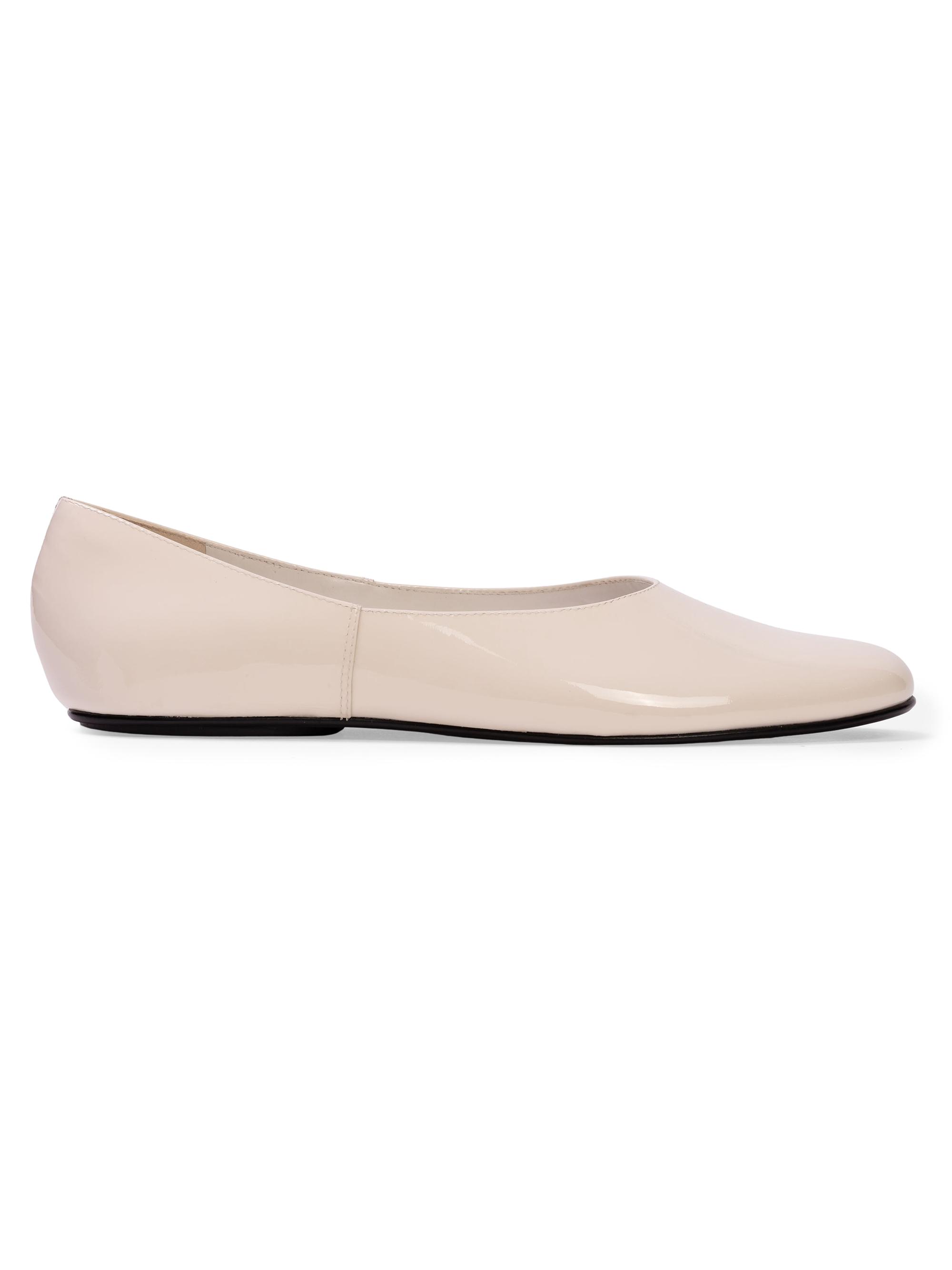 Black Suede Studio Women's Ezra Ballet Flats - Coconut Patent