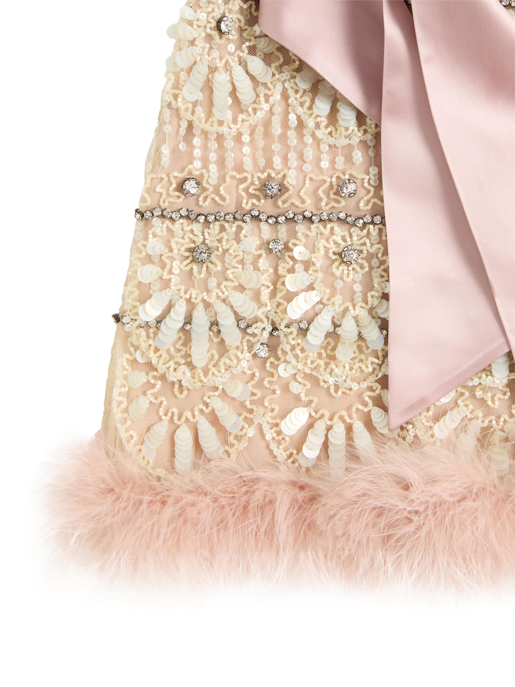 Valentino Garavani Tulle Illusione Embroidered Short Dress | Saks Fifth  Avenue