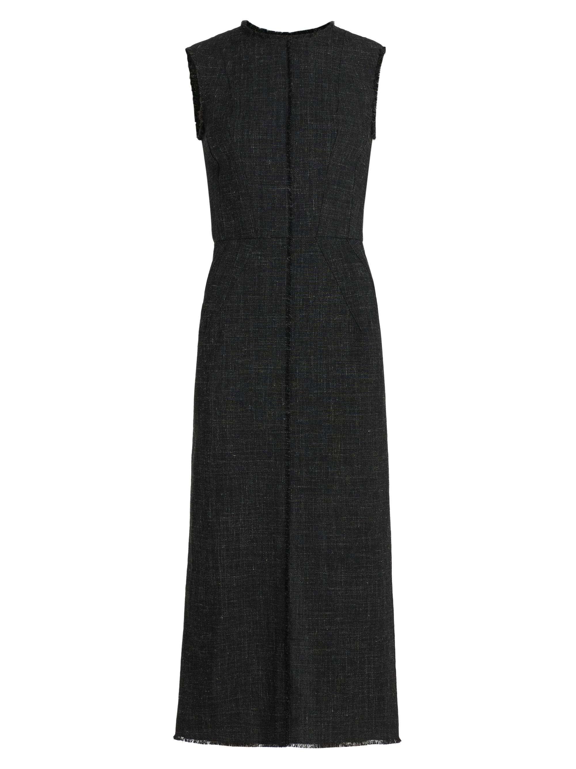 white ponte knit dress Ponte Knit Midi Tank Dress CREAM / XS main image 0